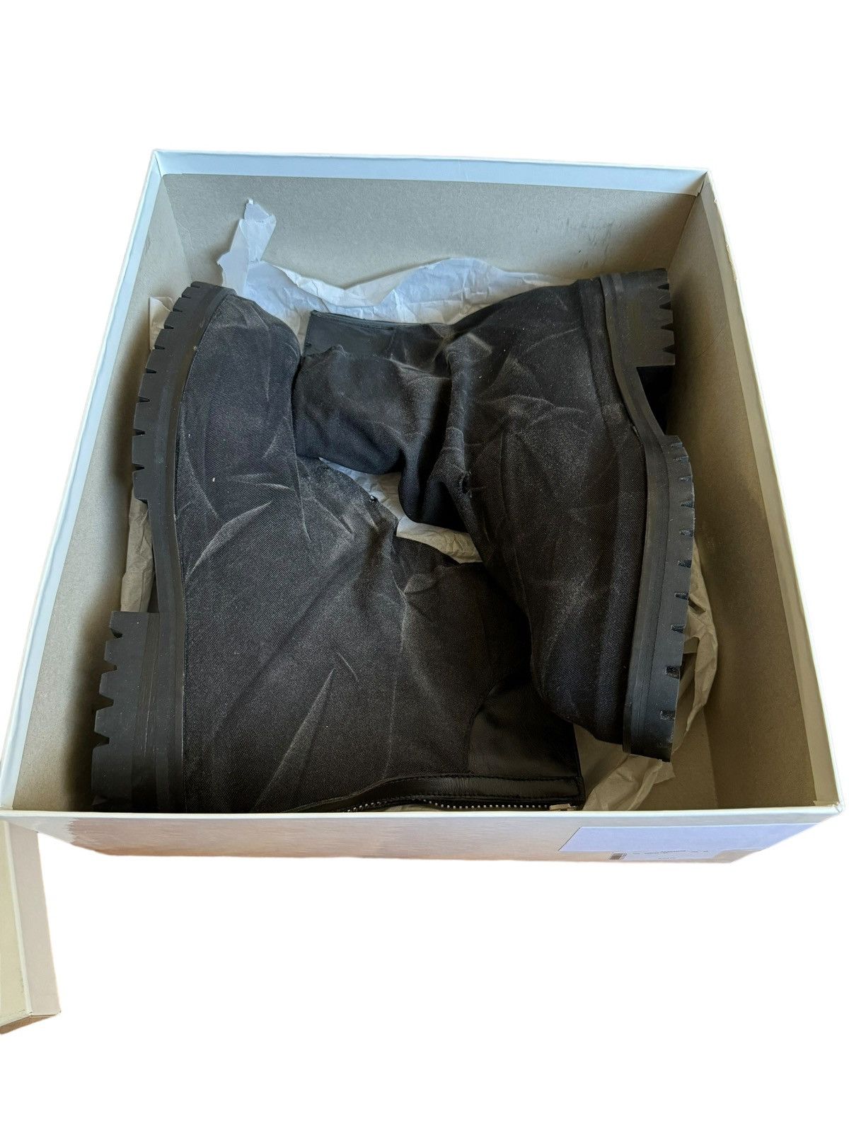 424 Sample 1/1 Distressed Marathon Overlay Boot Size US 10 / EU 43 - 4 Thumbnail
