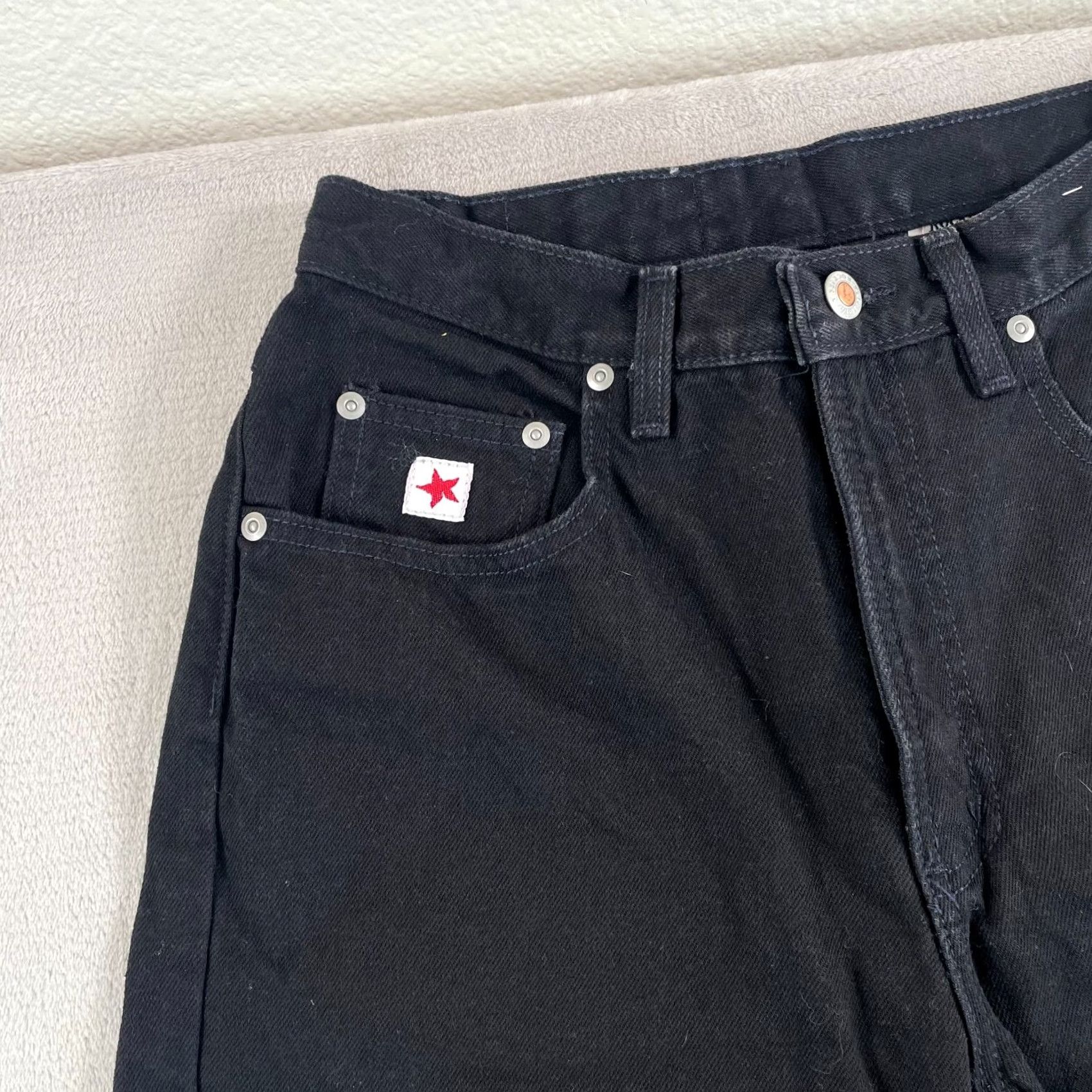 Vintage Authentic Rockies Jeans Women 27 Black Relaxed Straight Leg Jeans Mens? Size 27" / US 4 / IT 40 - 5 Thumbnail