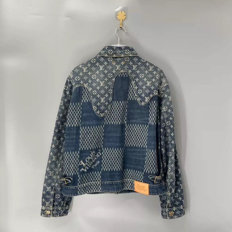 Louis Vuitton Louis Vuitton Blue Jean jacket 2501-Nextarrow Size US L / EU 52-54 / 3 - 2 Thumbnail