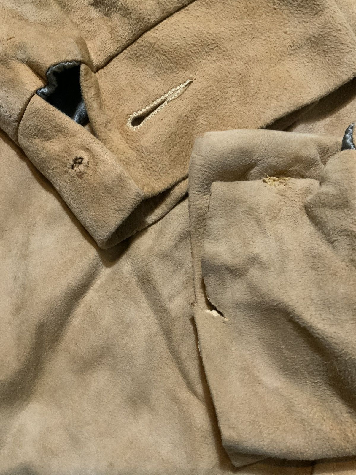 Vintage Vintage 50s 60s Kurland Star Dupont Suede Leather Jacket Size US M / EU 48-50 / 2 - 8 Thumbnail