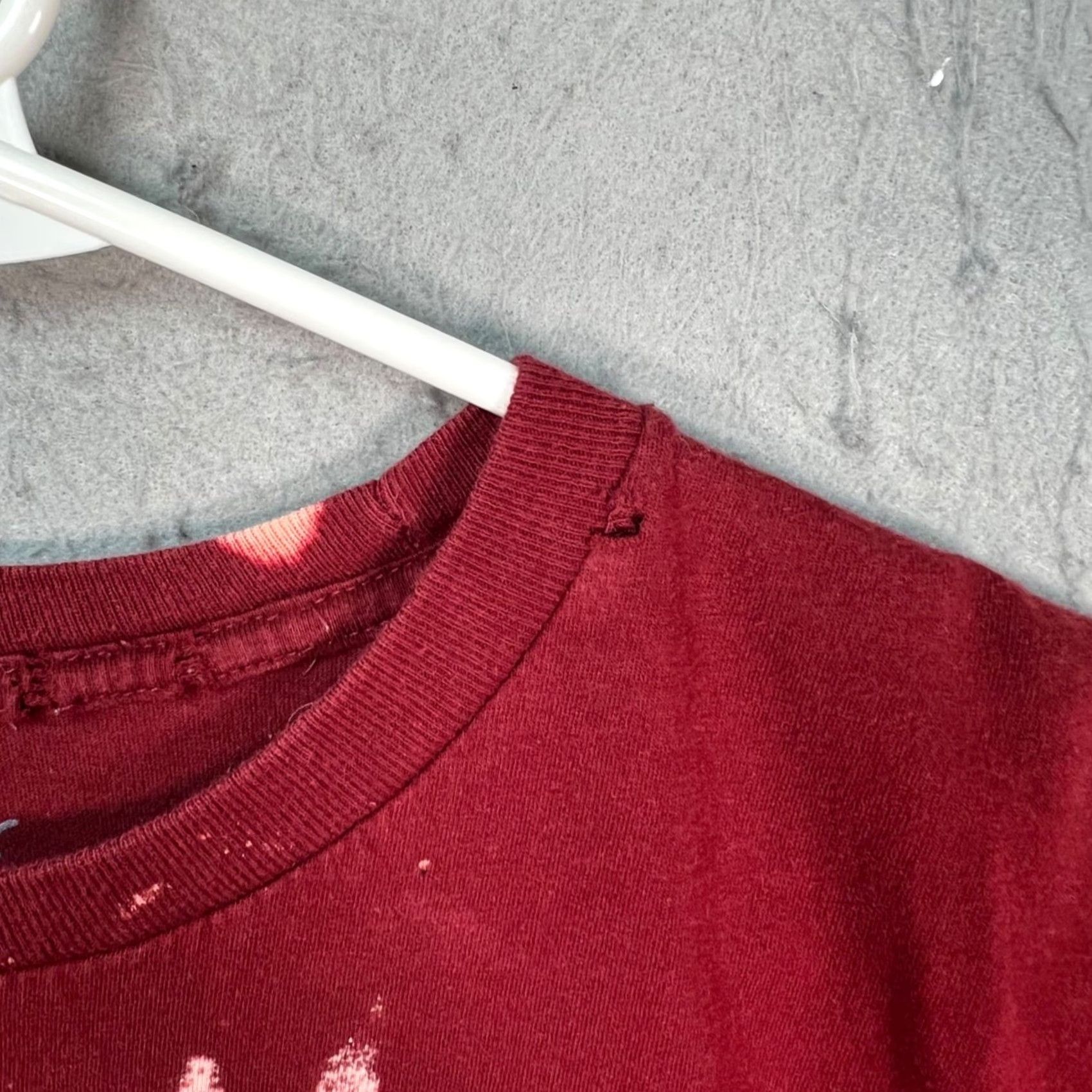 Vintage Coconut Company Womens XL Maroon Red Tie-Dye Surf T Shirt Size XL / US 12-14 / IT 48-50 - 7 Thumbnail
