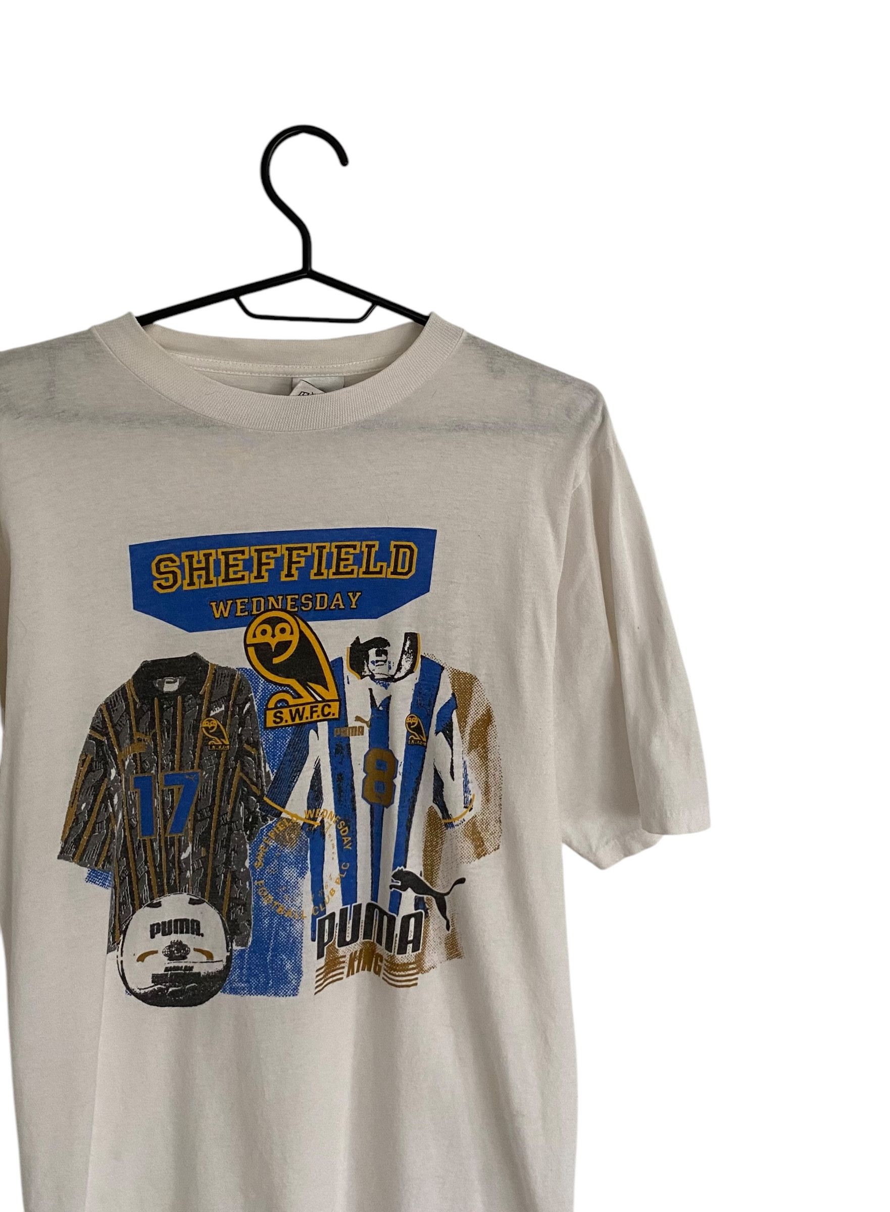 Puma × Vintage 90s' Puma Sheffield Wednesday vintage tee Size US M / EU 48-50 / 2 - 4 Thumbnail