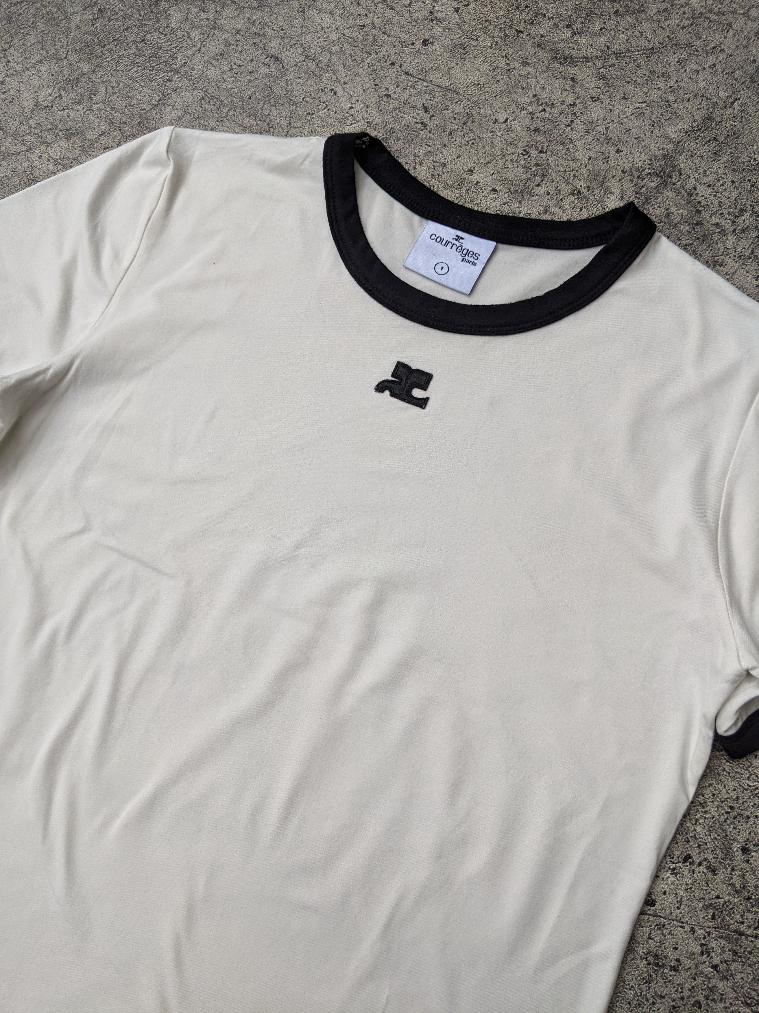 Courreges Courreges Ringer Tee Size ONE SIZE - 5 Thumbnail