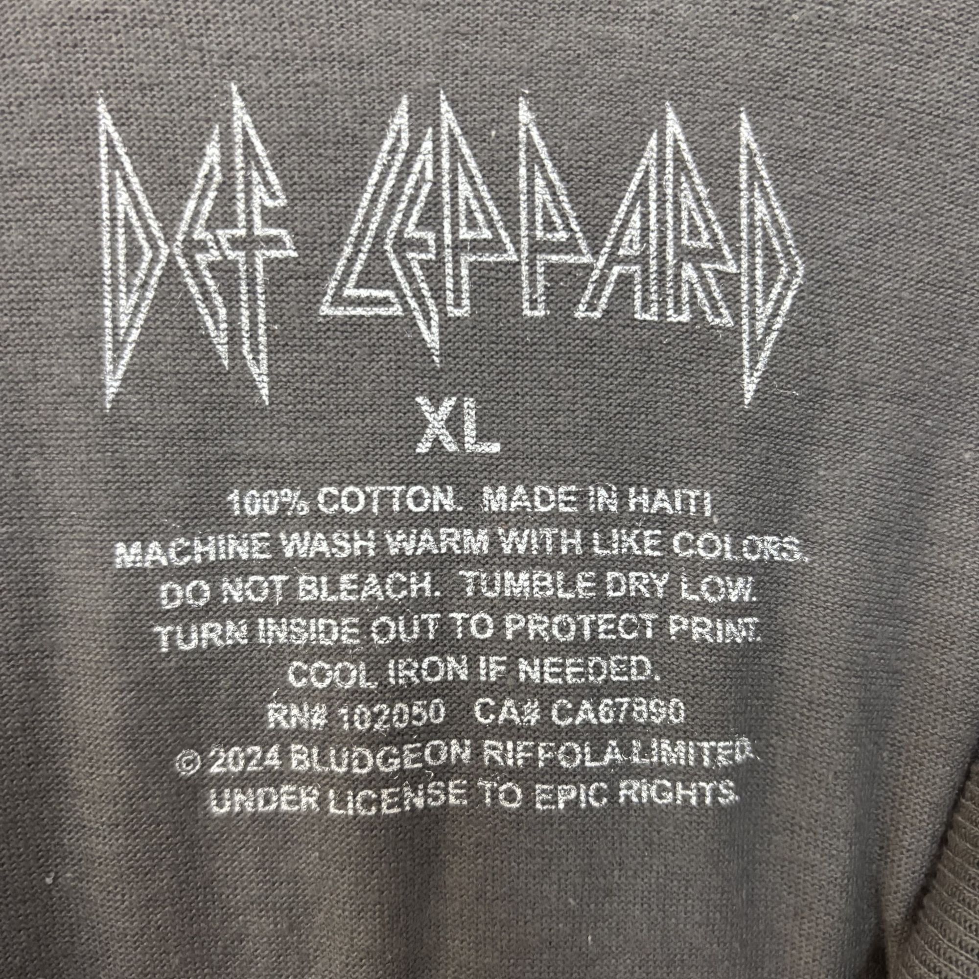 Def Leppard Def Leppard Winged Skill Graphic Gray T-Shirt XL Size US XL / EU 56 / 4 - 4 Thumbnail