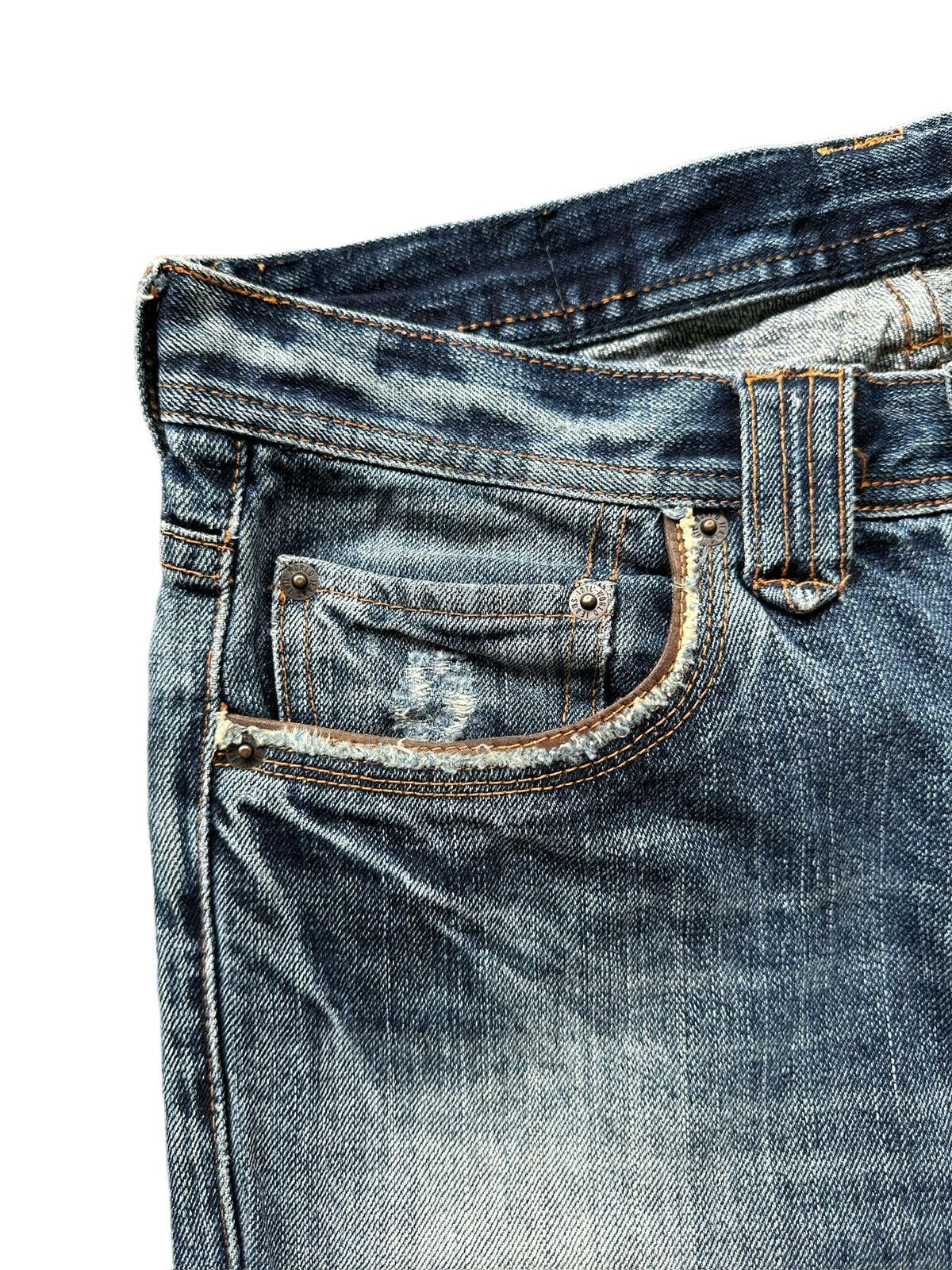 5351 POUR LES HOMMES 00s EDGE by Rupert Japanese rocker denim Size US 31 - 10 Thumbnail