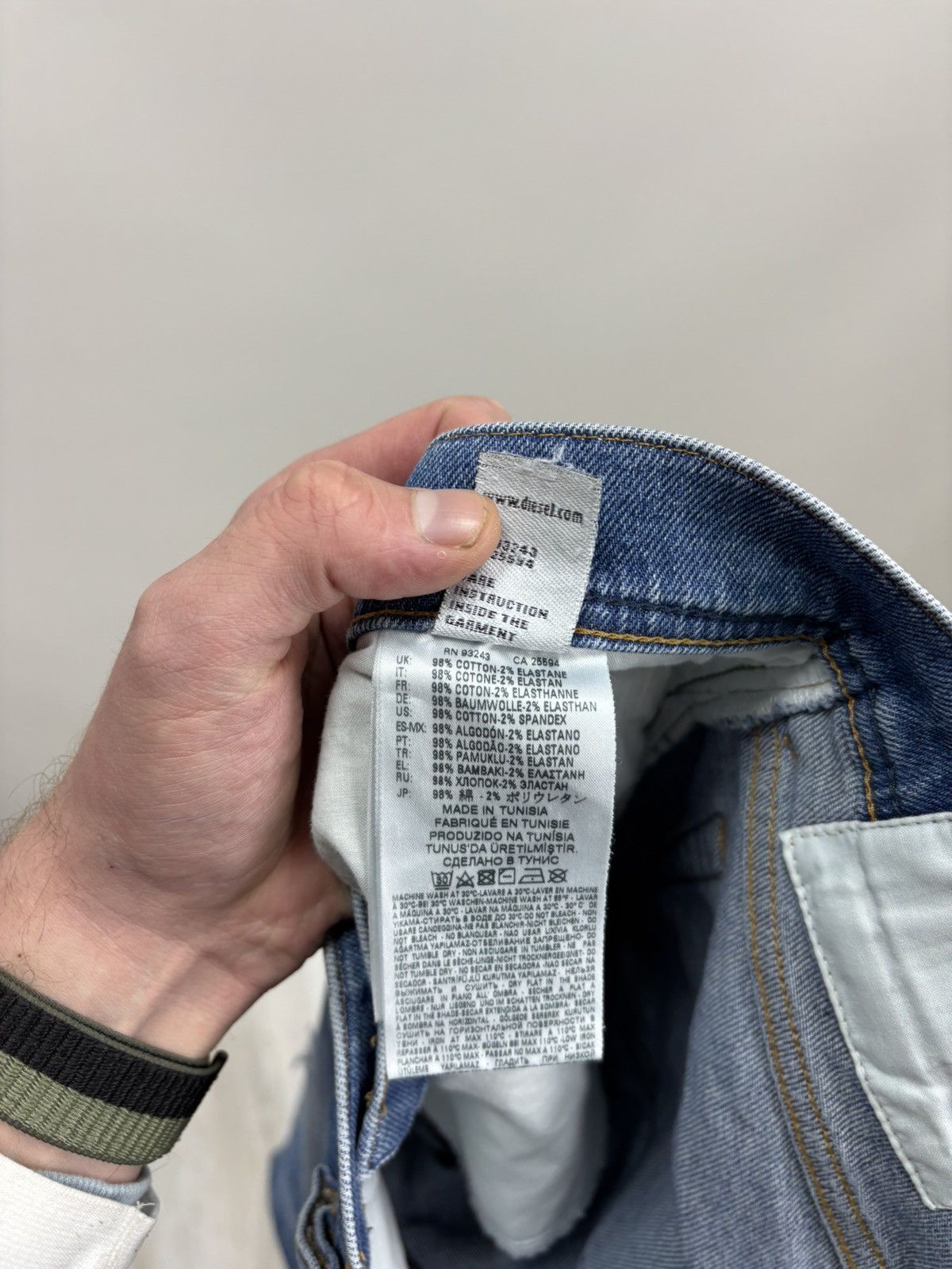 Diesel Mens jeans Diesel Size 32 Color Blue Size US 32 / EU 48 - 8 Thumbnail