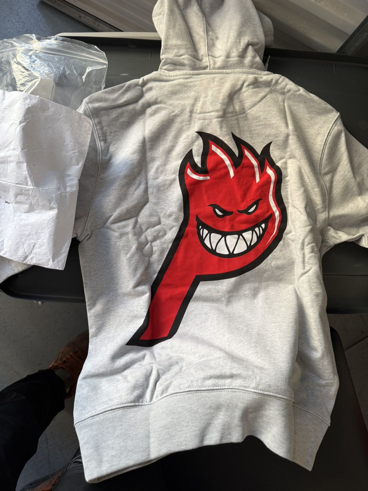 Palace × Spitfire Palace Spitfire Live to Bun Hoodie Gray size Medium Size US M / EU 48-50 / 2 - 2 Thumbnail