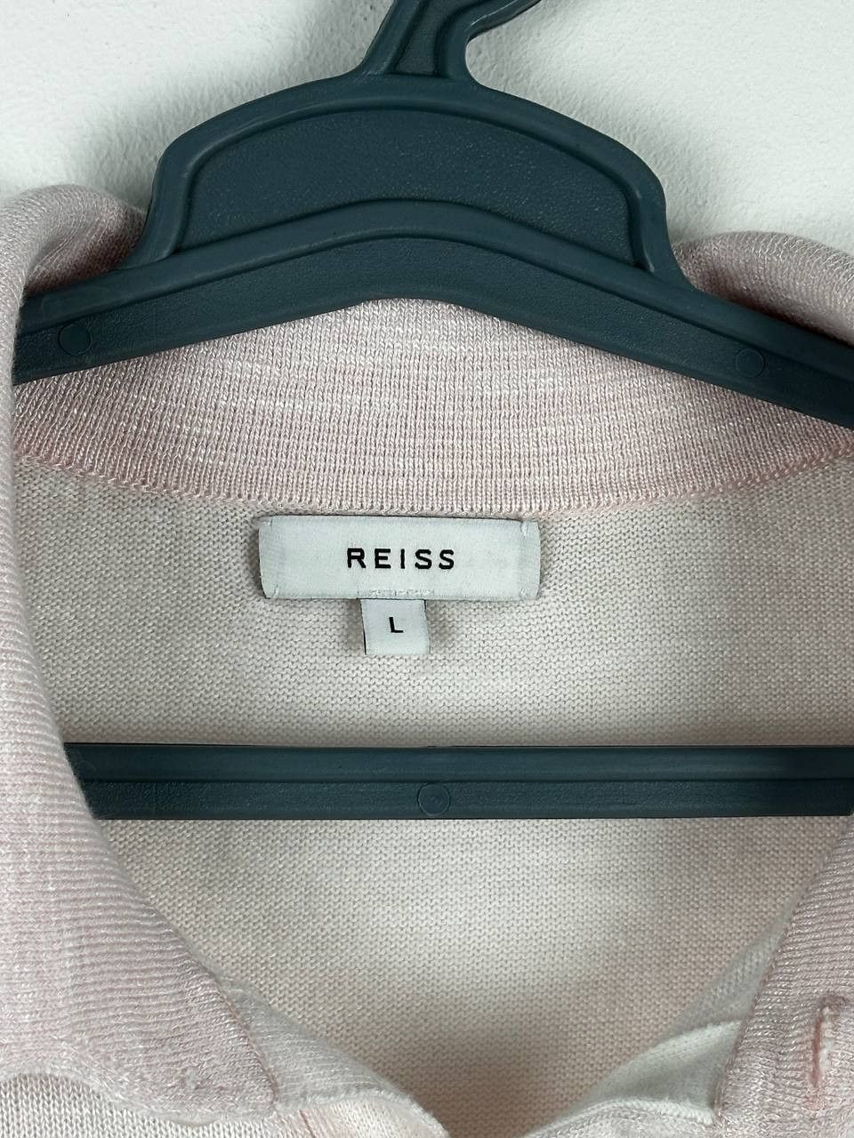 Reiss Reiss Arbor Casual Knitted Pink Summer Polo Size US L / EU 52-54 / 3 - 7 Thumbnail