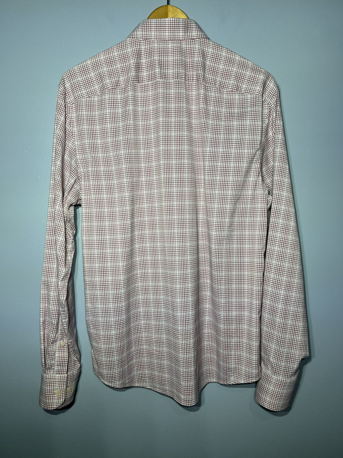 UNTUCKit UNTUCKit Beckman Shirt Men's Size Medium Red Checkered Size US M / EU 48-50 / 2 - 4 Thumbnail