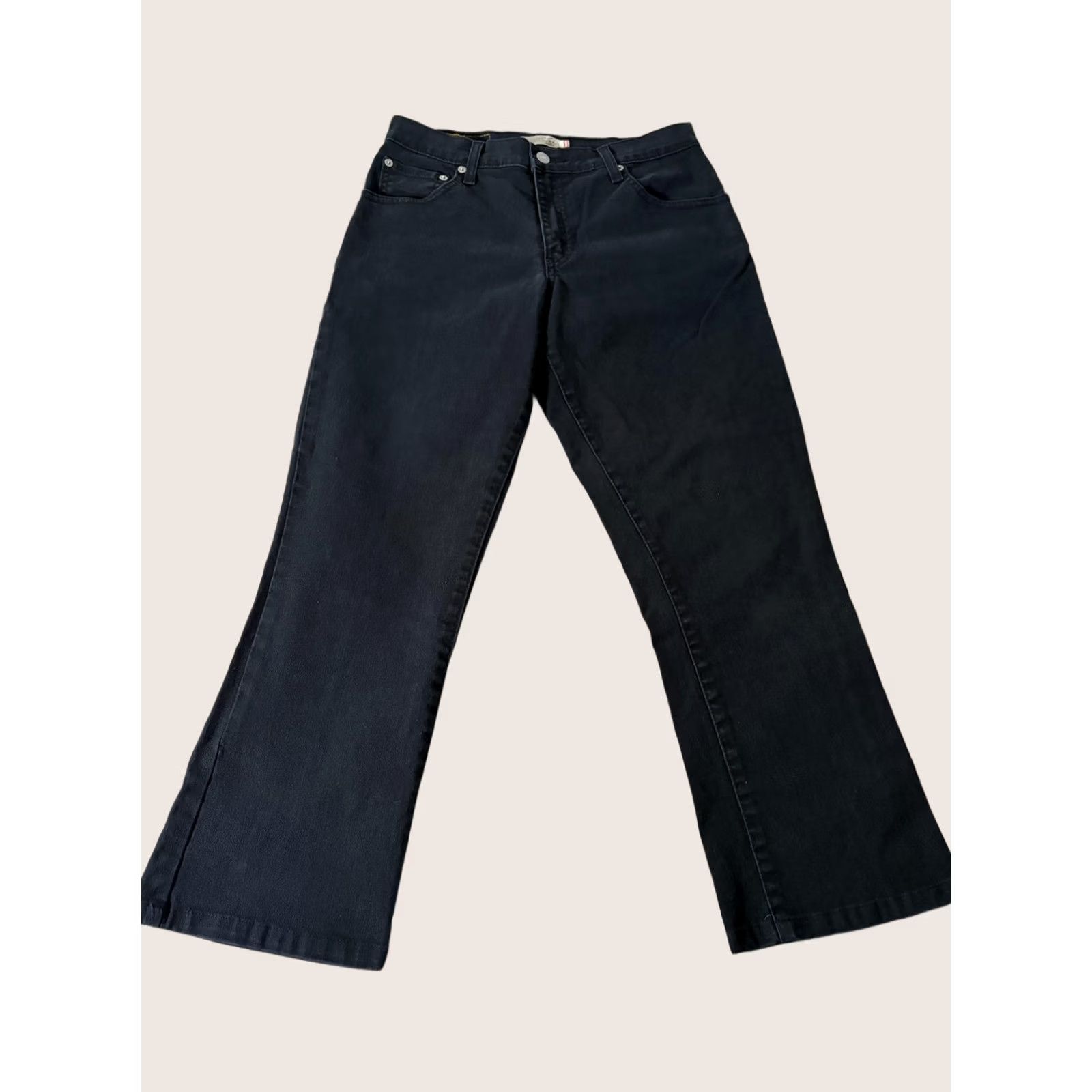 Levi's Levi's Jeans Womens 8S Black 550 Relaxed Bootcut Stretch Denim Mid Rise Pants Size 30" / US 8 / IT 44 - 1 Thumbnail