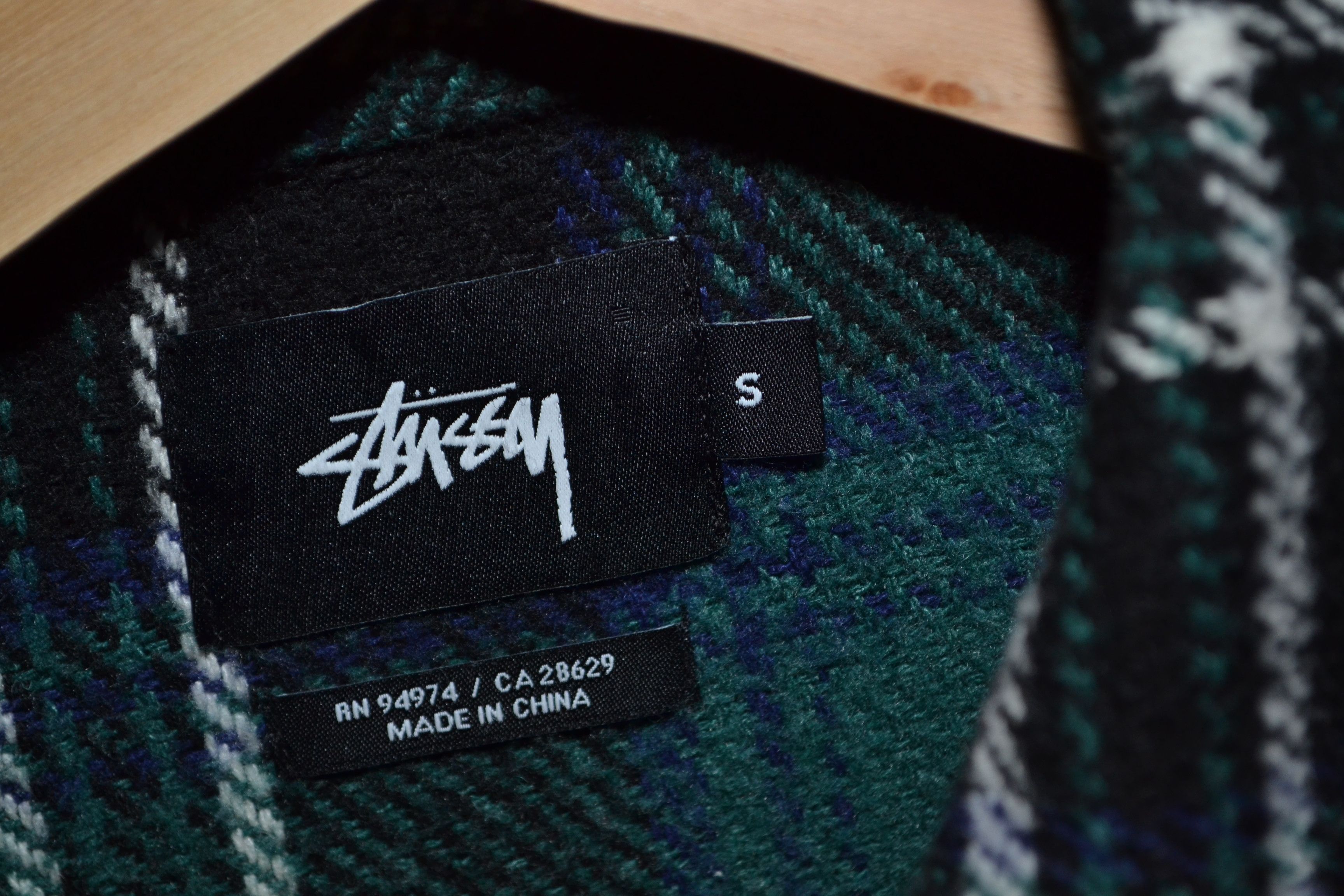 Stussy Stussy Wool Overshirt Jacket S Check Size US S / EU 44-46 / 1 - 6 Thumbnail