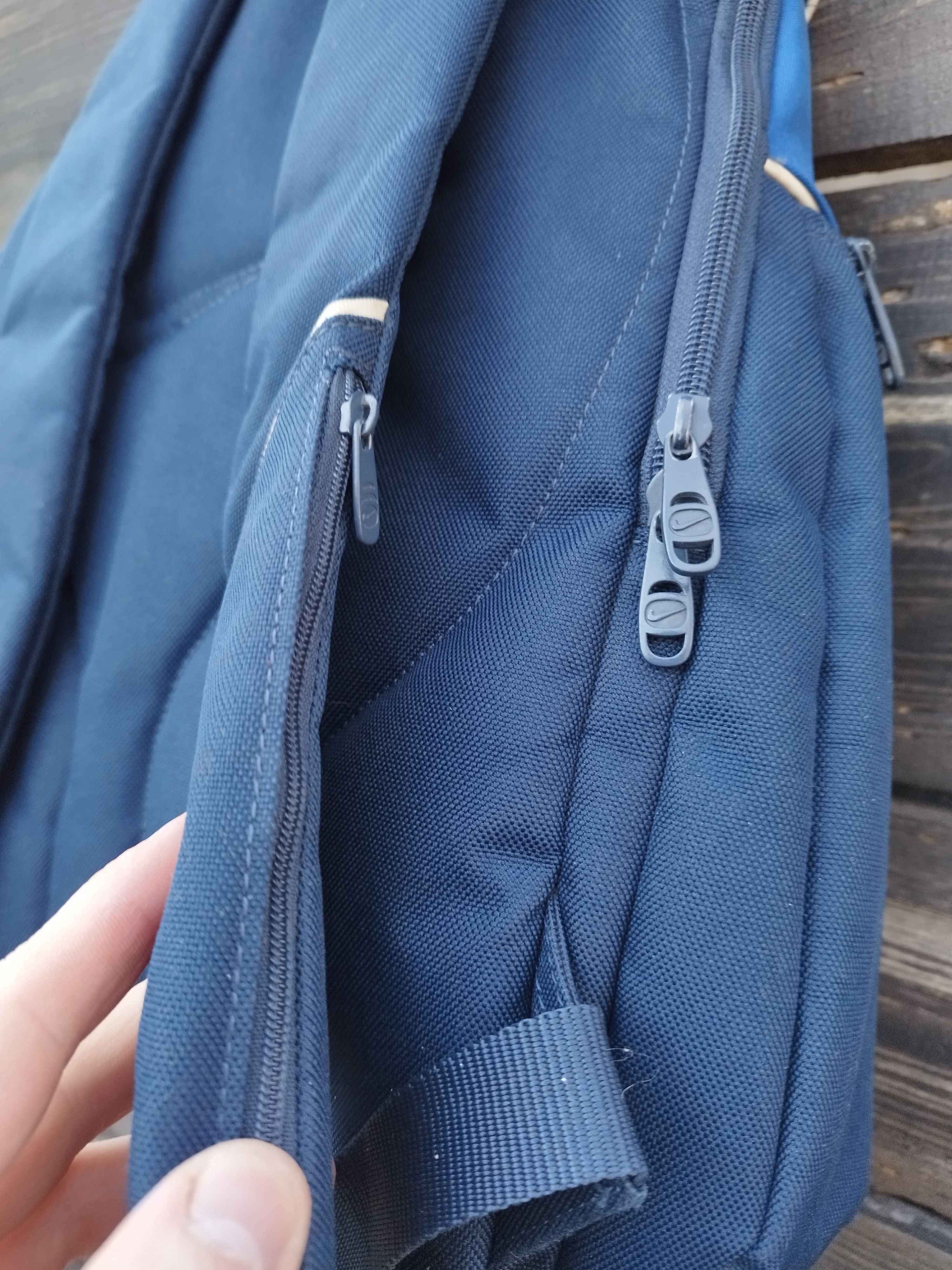 Nike Vintage Nike Y2K Blue Technical Backpack Center Swoosh Retro Size ONE SIZE - 7 Thumbnail