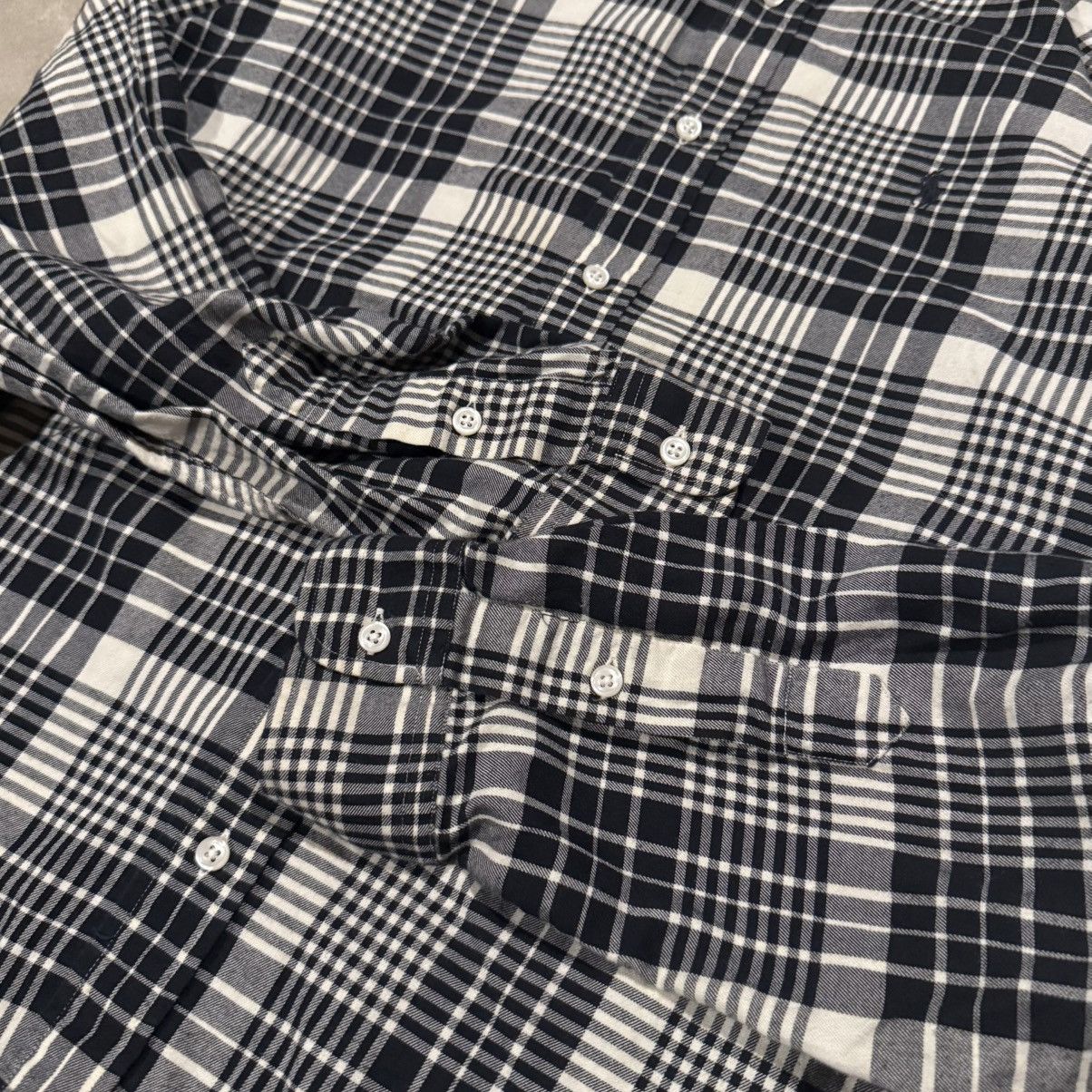 Polo Ralph Lauren 1990s Polo Ralph Lauren Faded Plaid Flannel Shirt ERD Grunge Size US L / EU 52-54 / 3 - 5 Thumbnail
