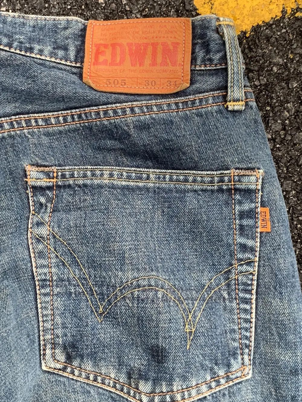 Edwin EDWIN 505 SELVEDGE & RUSTY DENIM. Size US 30 / EU 46 - 4 Thumbnail