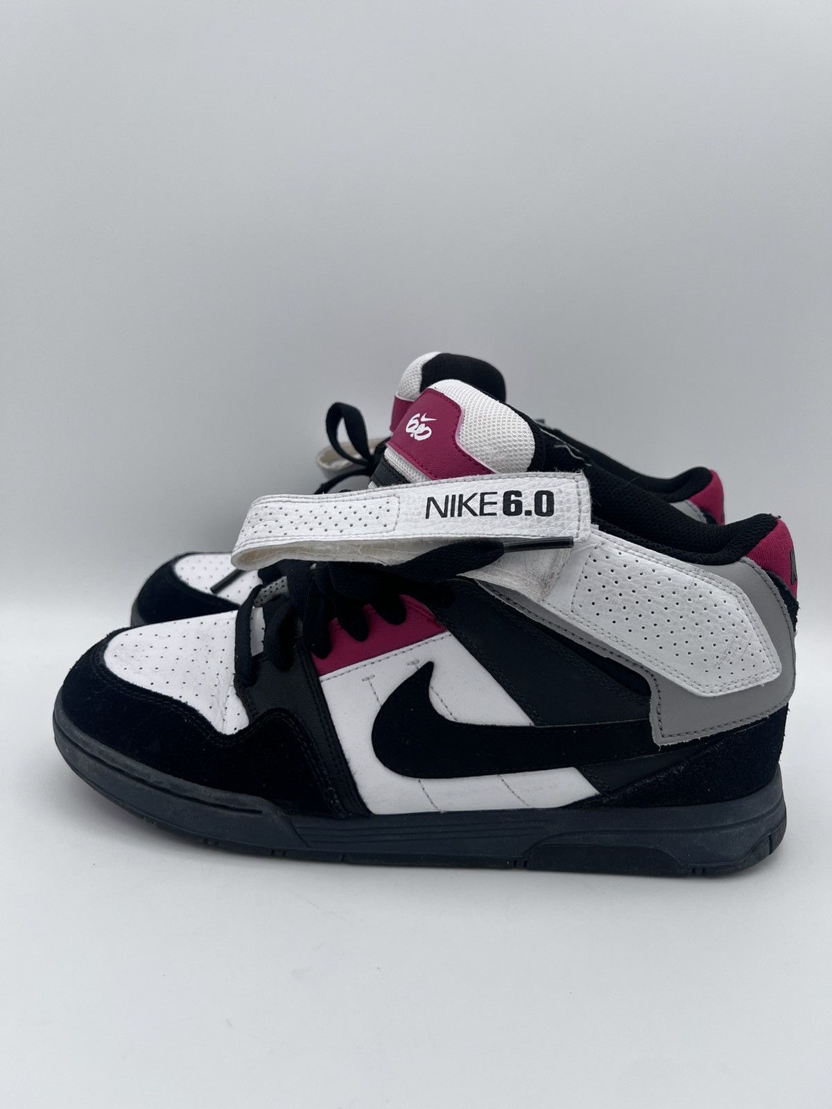 Nike Nike 6.0 Mogan Mid 2 Sneakers Red Black 407716-103 Size 6 Size US 6 / EU 39 - 3 Thumbnail