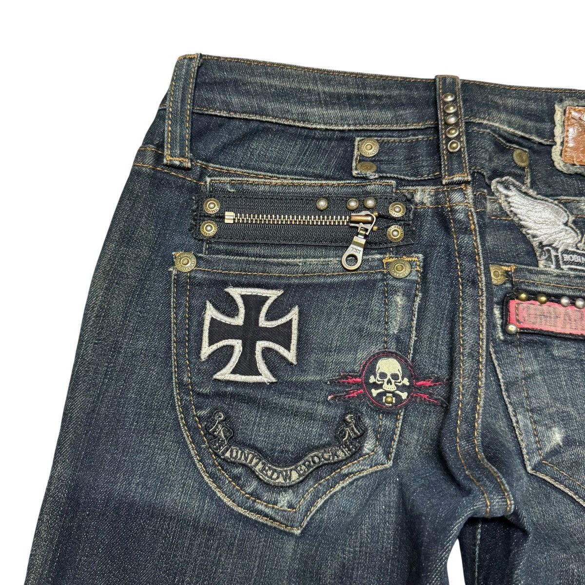 Robins Jeans Robin's Jeans Rock N Roll Denim Jeans Size 25" / US 0 / IT 36 - 12 Thumbnail
