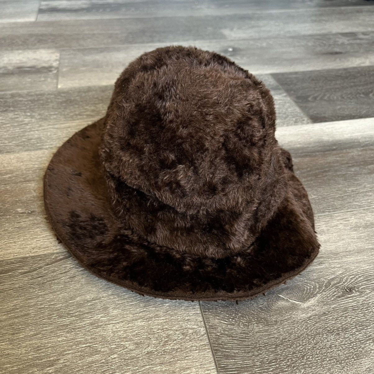 Vintage Vintage Miss Alice The Halle Bros Brown Faux Fur Bucket Hat Size ONE SIZE - 3 Thumbnail