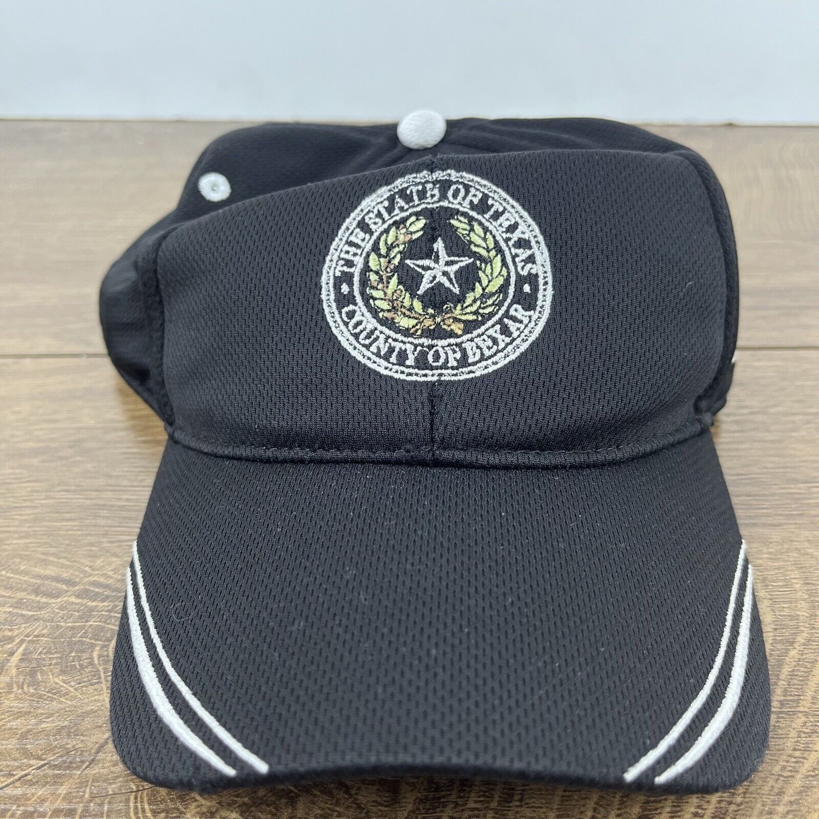 Other The State of Texas County Bexar Hat Black Cap Adjustable Hat Size ONE SIZE - 3 Thumbnail