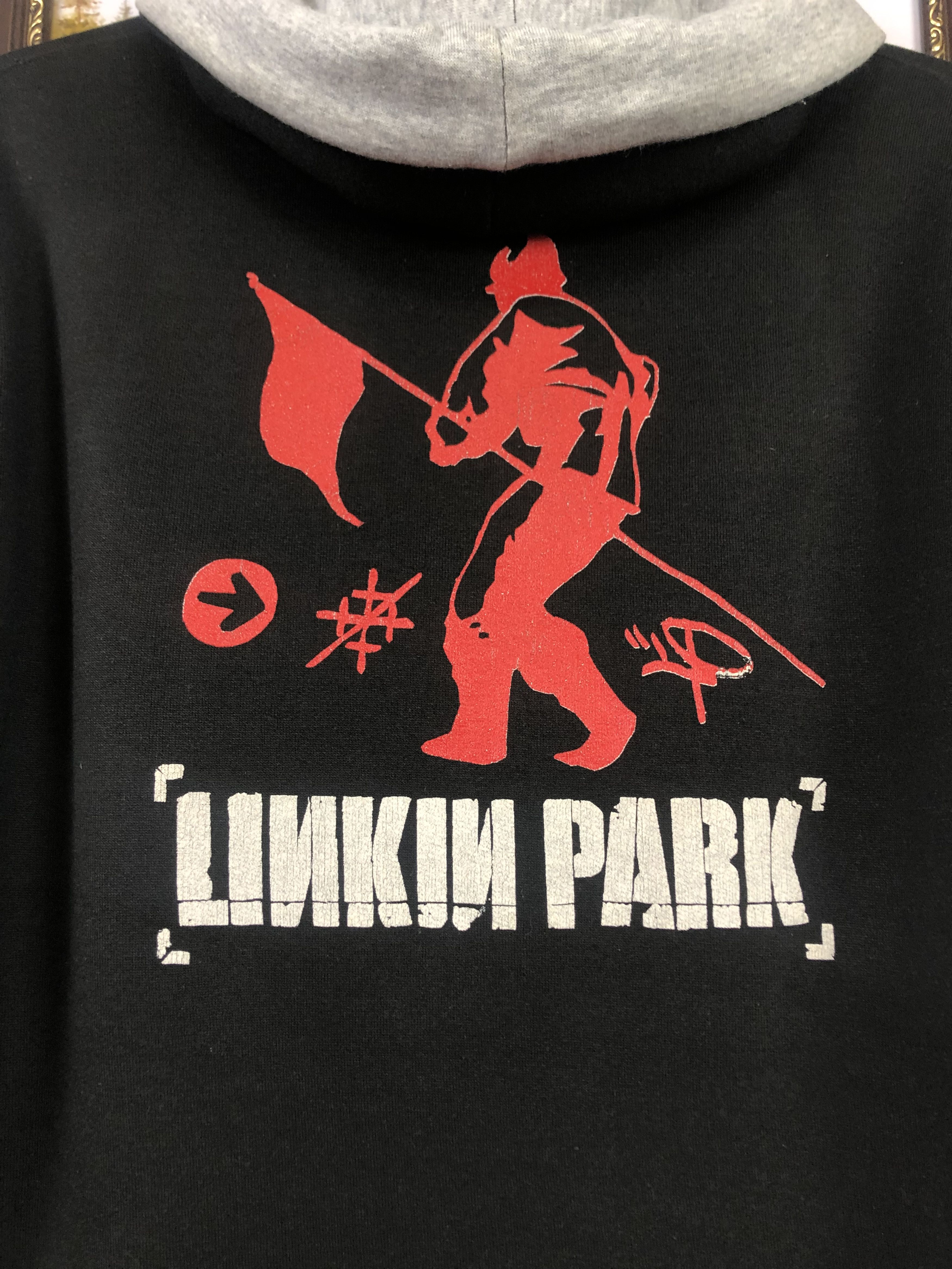 Band Tees × Vintage Vintage Linking Park Hoodie Jacket Sweatshirt Rare Band Hype Size US L / EU 52-54 / 3 - 13 Thumbnail