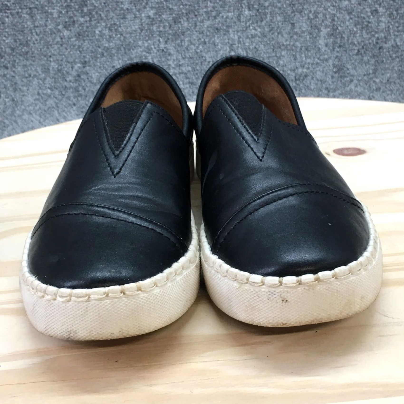 Dolce Vita Dolce Vita Loafer Womens 7 Black Sumna Round Toe Slip On Casual Comfort Leather Shoe Size US 7 / IT 37 - 5 Thumbnail