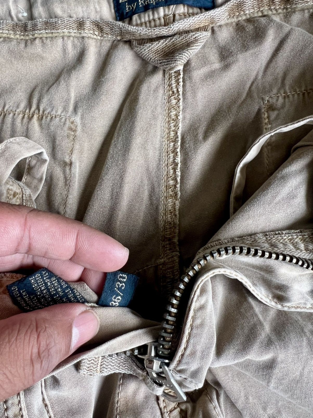 Polo Ralph Lauren Crazy Vintage 90s Polo RL Baggy Wide Leg Cargo Pants Size US 36 / EU 52 - 12 Thumbnail