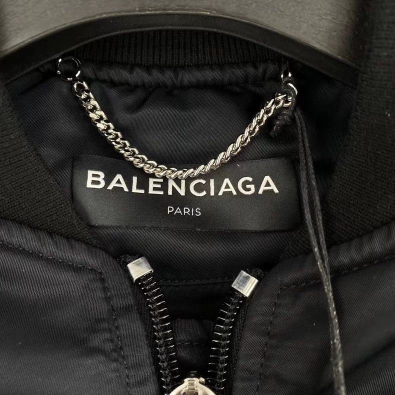 Balenciaga Balenciaga Sinners flight jacket with embroidery letters on Size US S / EU 44-46 / 1 - 4 Thumbnail
