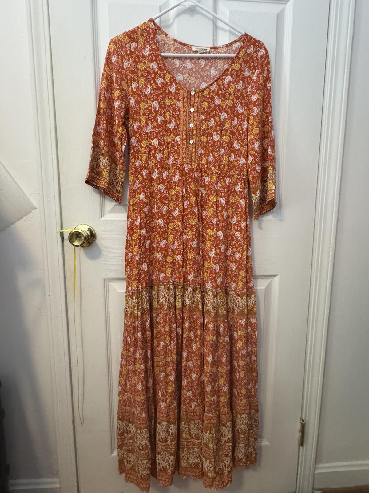 Other Pink Ripple Bohemian Maxi Dress-Medium Size M / US 6-8 / IT 42-44 - 2 Thumbnail