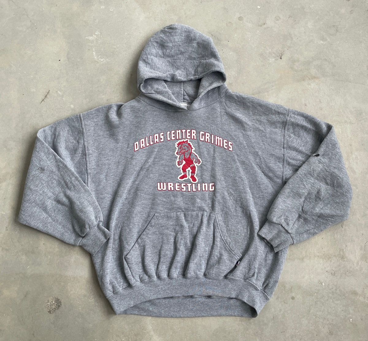 VINTAGE DALLAS CENTER GRIMES WRESTLING HOODIE