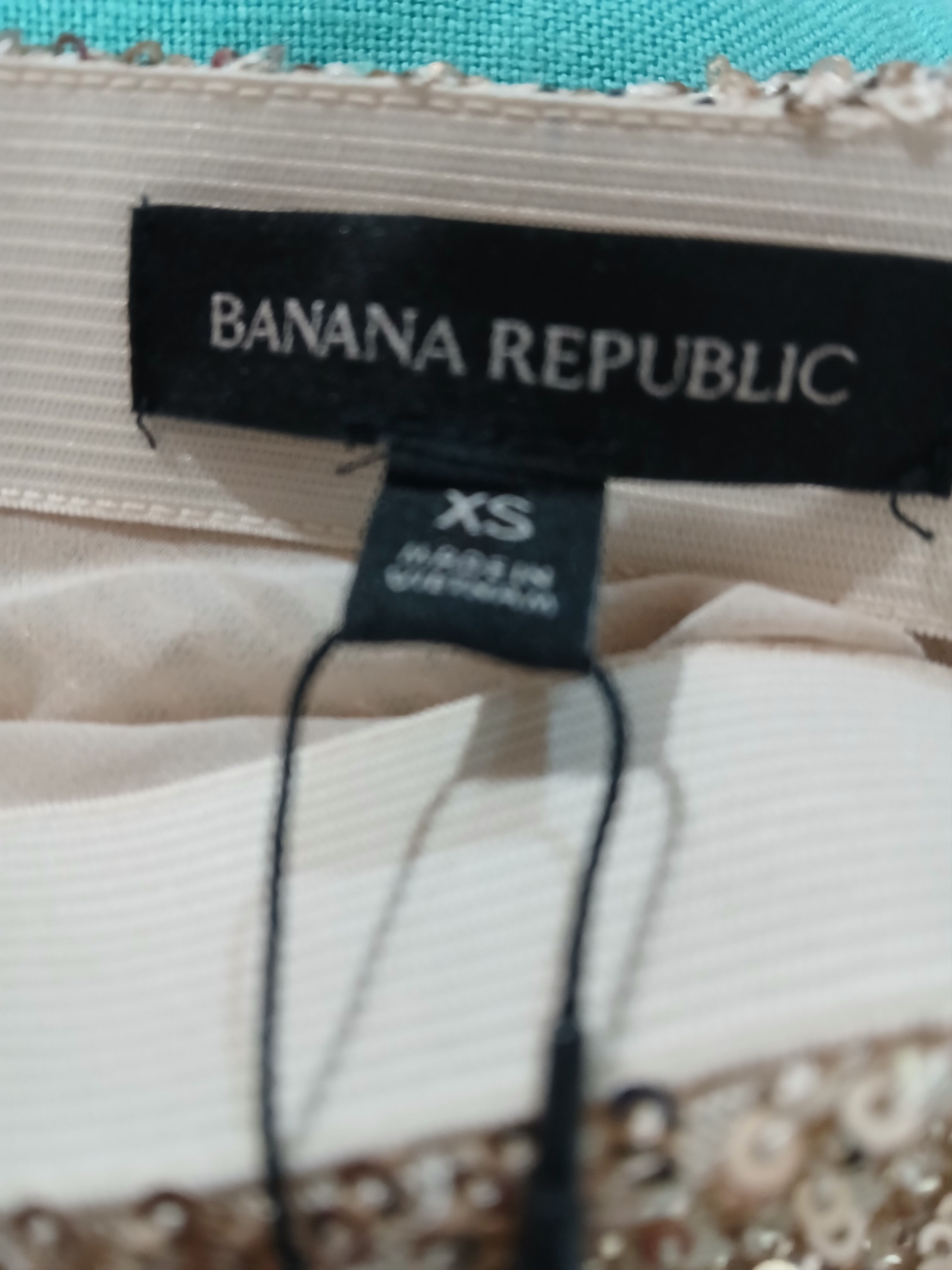 Banana Republic Banana Republic gold sequin pencil skirt size XS Size 26" / US 2 / IT 38 - 4 Thumbnail