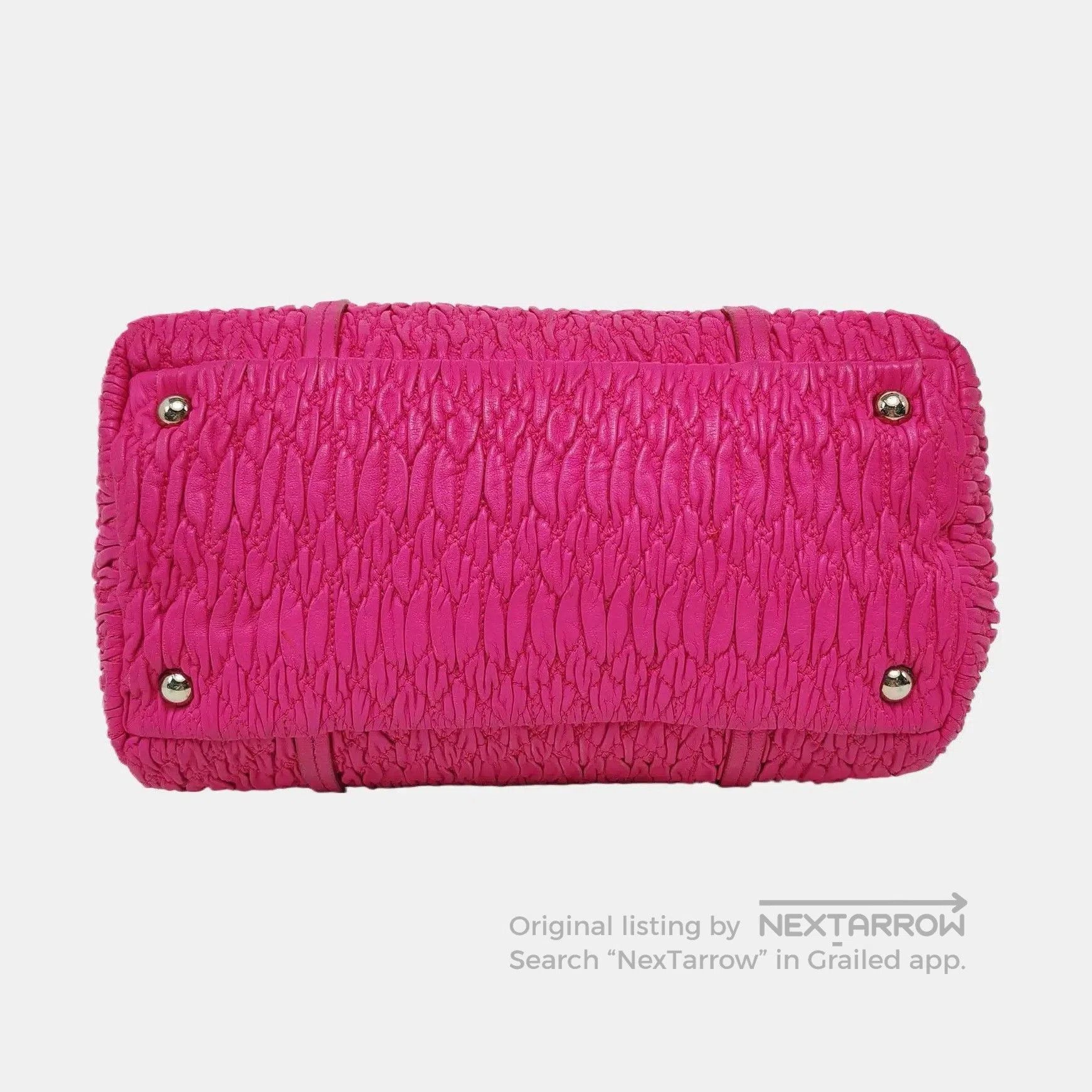 Miu Miu Miu Miu Quilted Lambskin Shoulder Bag. Size ONE SIZE - 2 Thumbnail