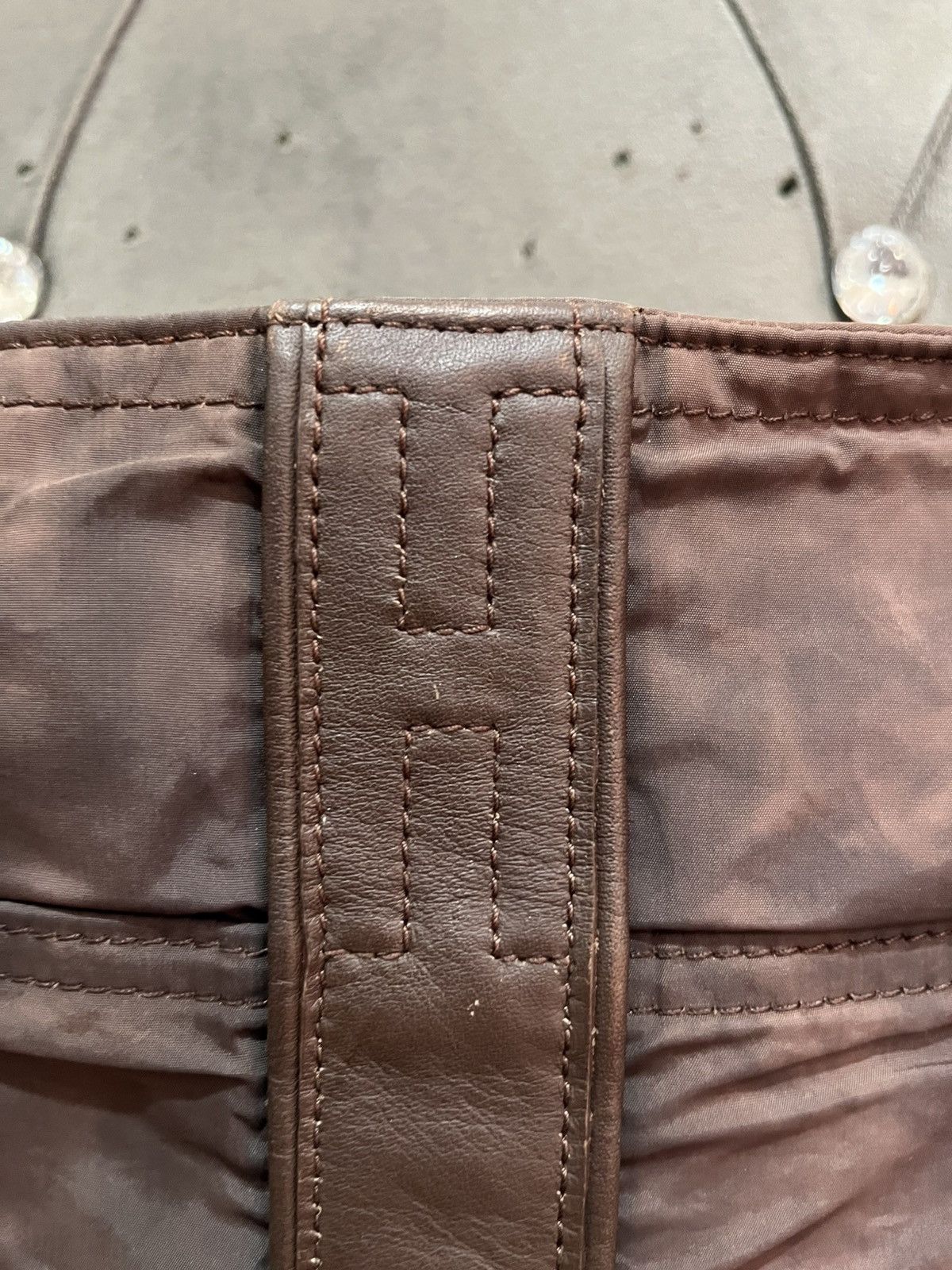 Hermes Auth HERMES Acapulco Bandouliere Shoulder Bag Nylon Brown Size ONE SIZE - 10 Thumbnail