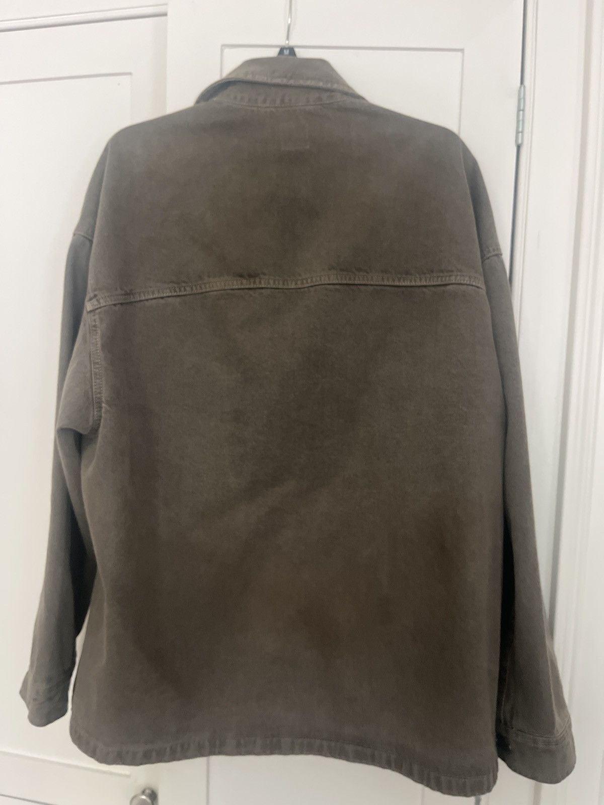 Dark green/Brown denim Jacket