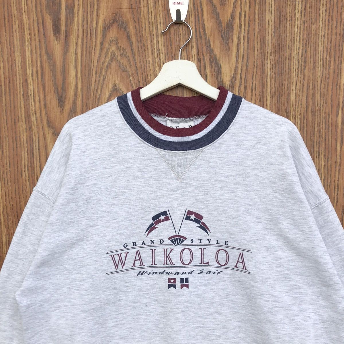 Vintage Vintage Grand Style Waikoloa Windward Sail Sweatshirt Size US L / EU 52-54 / 3 - 3 Thumbnail