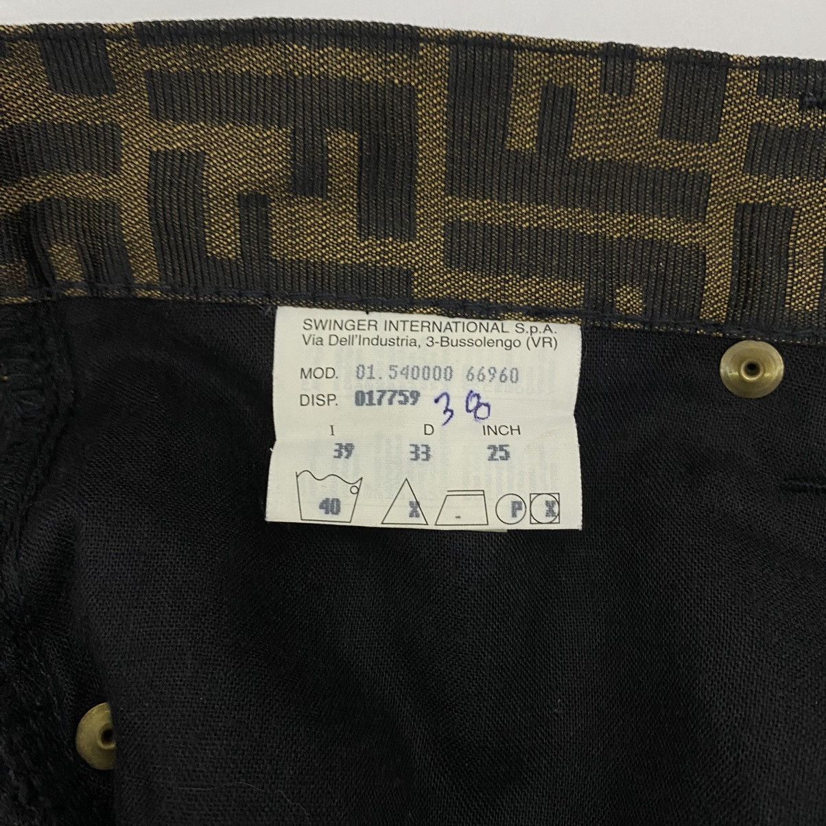 Fendi Fendi Zucca Monogram Pants Size 23" - 9 Thumbnail