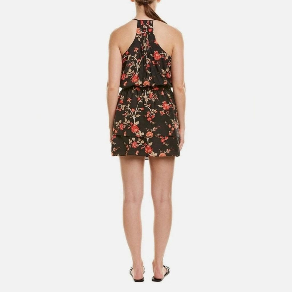 Joie NWT Joie Jossa Pintuck Pleated Floral Dress Size L / US 10 / IT 46 - 3 Thumbnail