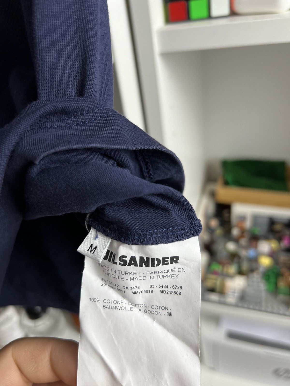Designer × Jil Sander Jil Sander basic navy t-shirt M designer luxury casual y2k Size M / US 6-8 / IT 42-44 - 4 Thumbnail