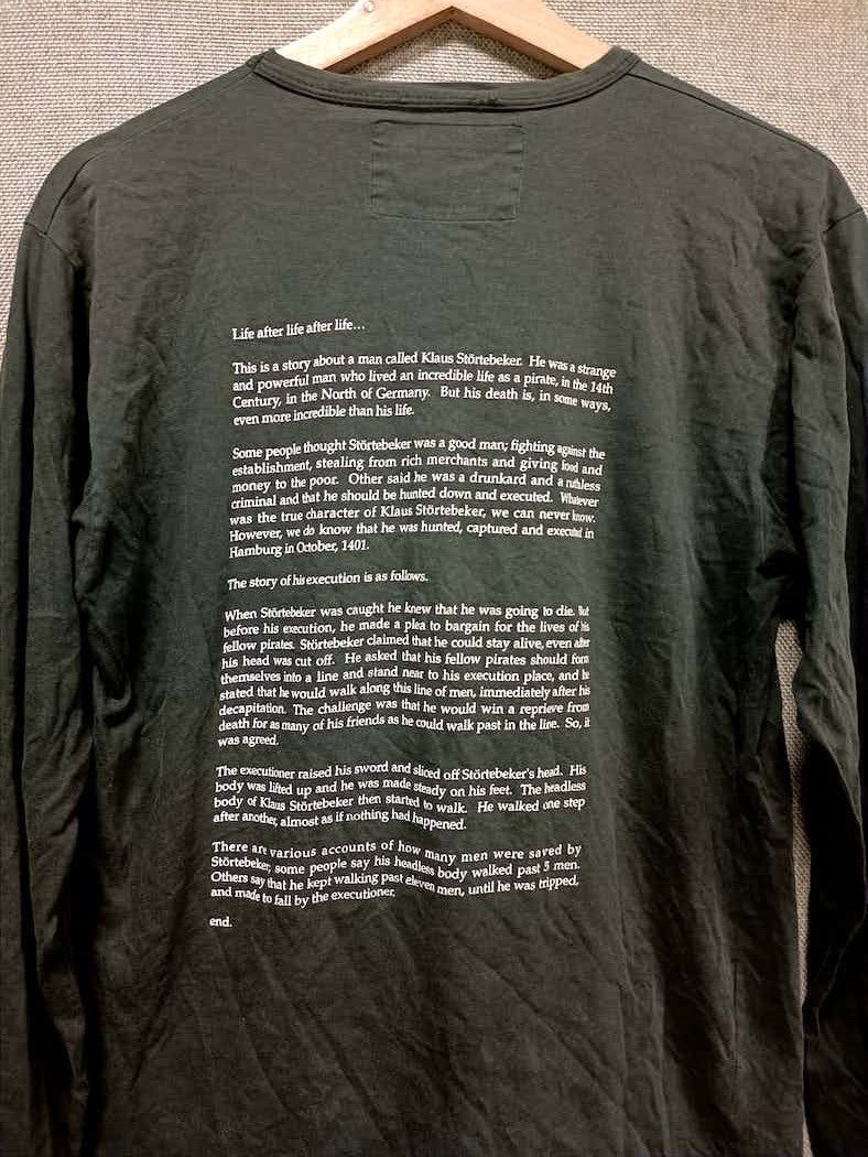 agnes b. vintage t shirt long sleeve Agnes B x Douglas Gordon Size US S / EU 44-46 / 1 - 3 Thumbnail