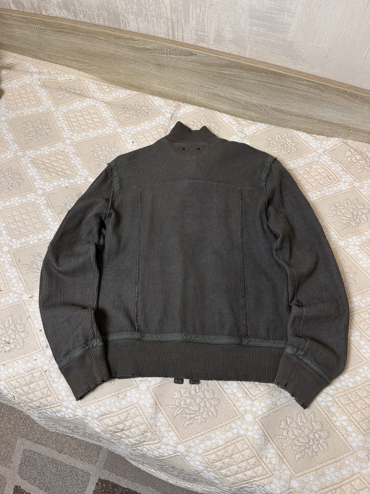 DKNY 🔥 DKNY JEANS Zip Up Military Pocket Distressed Pullover Y2K Size US M / EU 48-50 / 2 - 10 Thumbnail