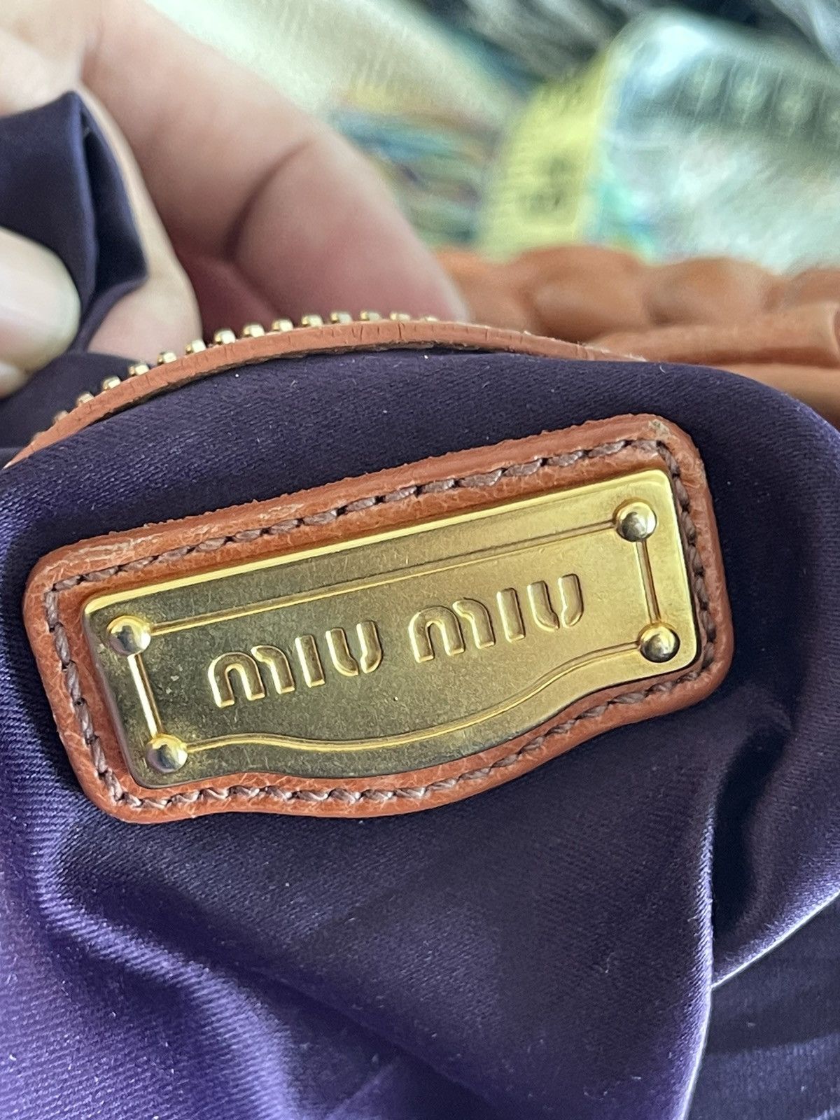 Miu Miu Miu Miu Bag Hand Bag Peach Size ONE SIZE - 5 Thumbnail