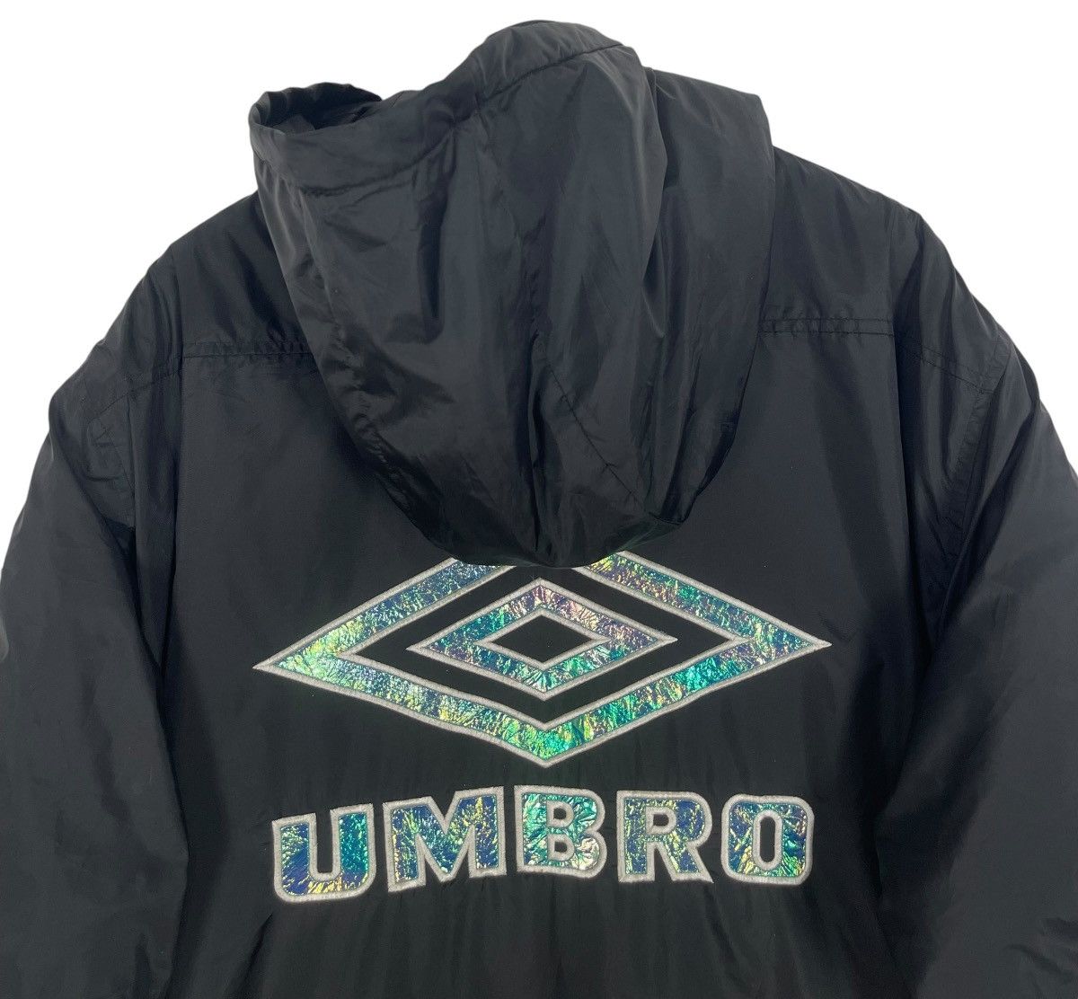 Umbro × Vintage 90s VINTAGE UMBRO CHROME LOGO LONG JACKET Size US L / EU 52-54 / 3 - 6 Thumbnail