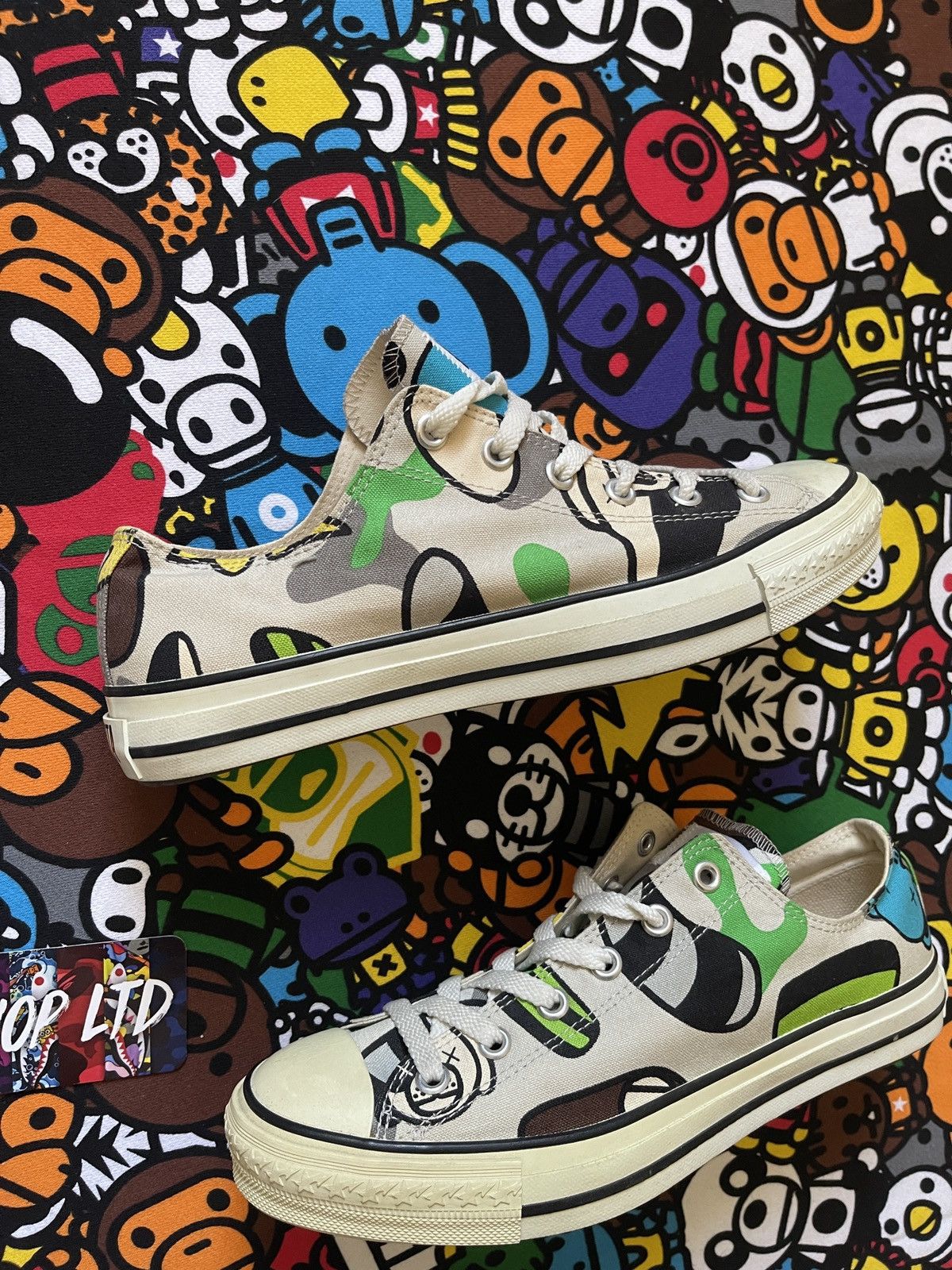 Bape × Kaws A Bathing Ape X Kaws Animal Kingdom Apesta Shoes Size US 9 / EU 42 - 3 Thumbnail