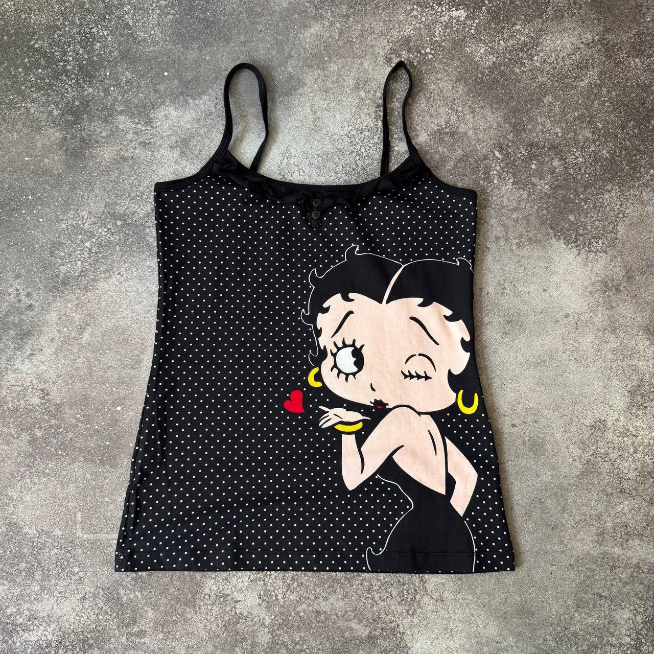 Hysteric Glamour × Japanese Brand Betty Boop Y2K Vintage Super Sexy Tank Top Size S / US 4 / IT 40 - 1 Thumbnail