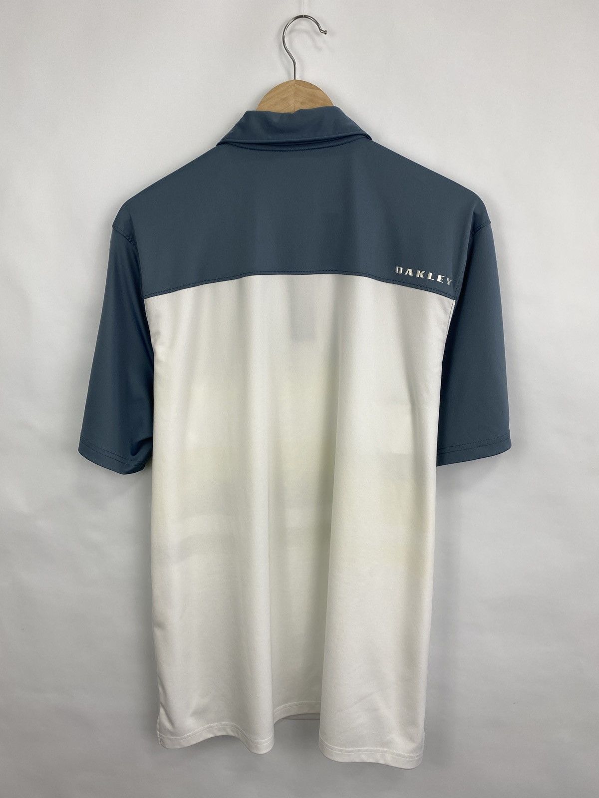 Oakley 🇺🇸 Vintage Y2K Oakley Art Polo T-Shirt Rare Asymmetrical Size US XL / EU 56 / 4 - 7 Thumbnail