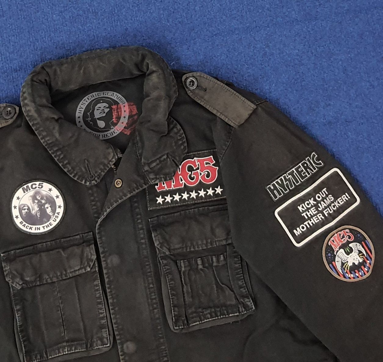 Hysteric Glamour Vintage Hysteric Glamour Patches Custom Logo Jacket C224N27 Size US S / EU 44-46 / 1 - 2 Thumbnail