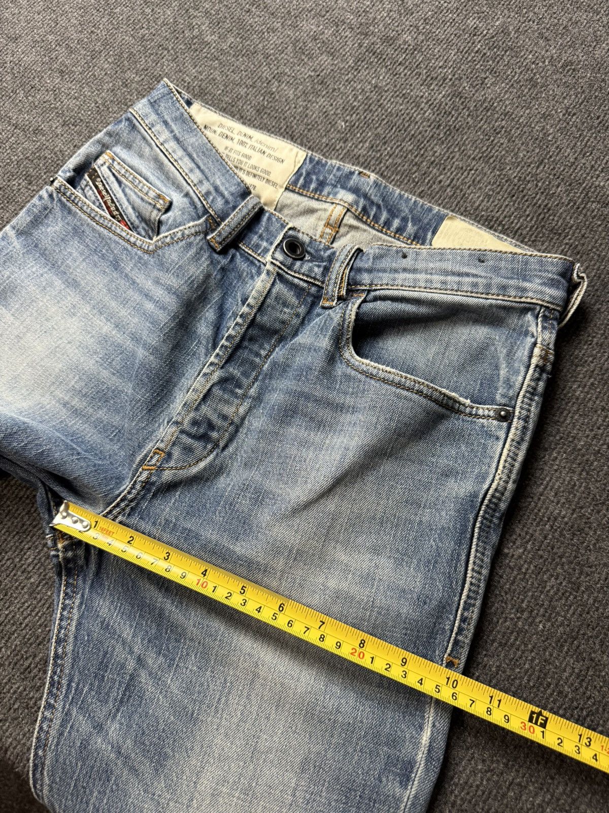 Diesel Diesel D-Fetar Distressed Denim Jeans Light Wash Size US 28 / EU 44 - 23 Thumbnail