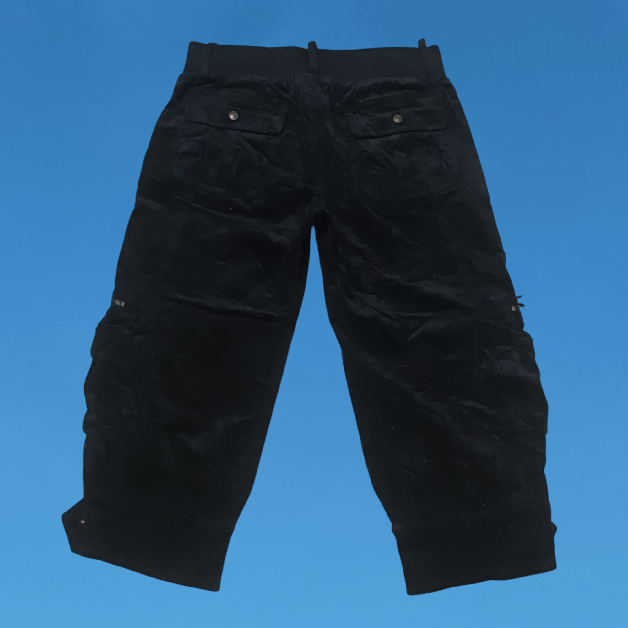 Japanese Brand × Seditionaries Japanese Brand Maliani Velvet 3d Pocket Crop Pants Size 28" / US 6 / IT 42 - 2 Thumbnail