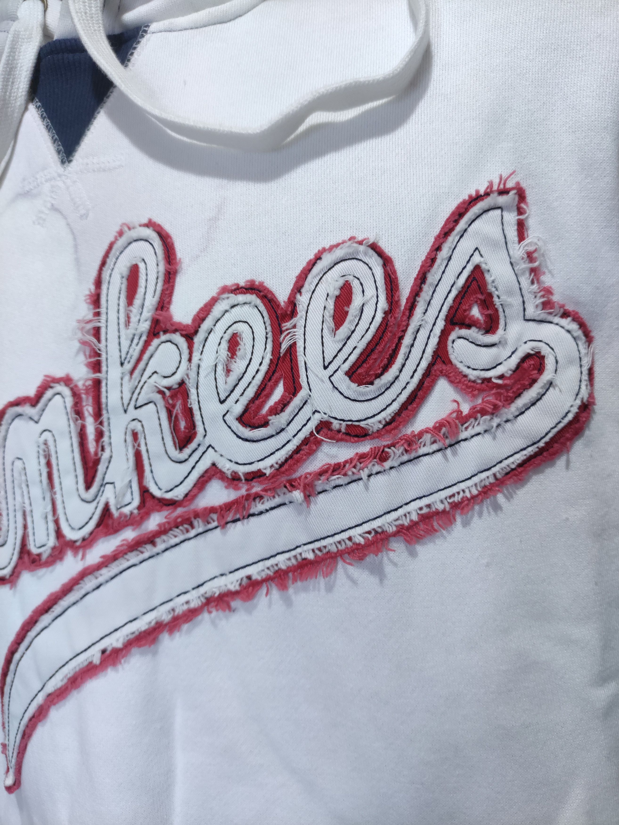 Cooperstown Collection × New York Yankees × Vintage CONTRAST STITCHING NY YANKEES COOPERSTOWN COLLECTION HOODIE Size US XL / EU 56 / 4 - 5 Thumbnail