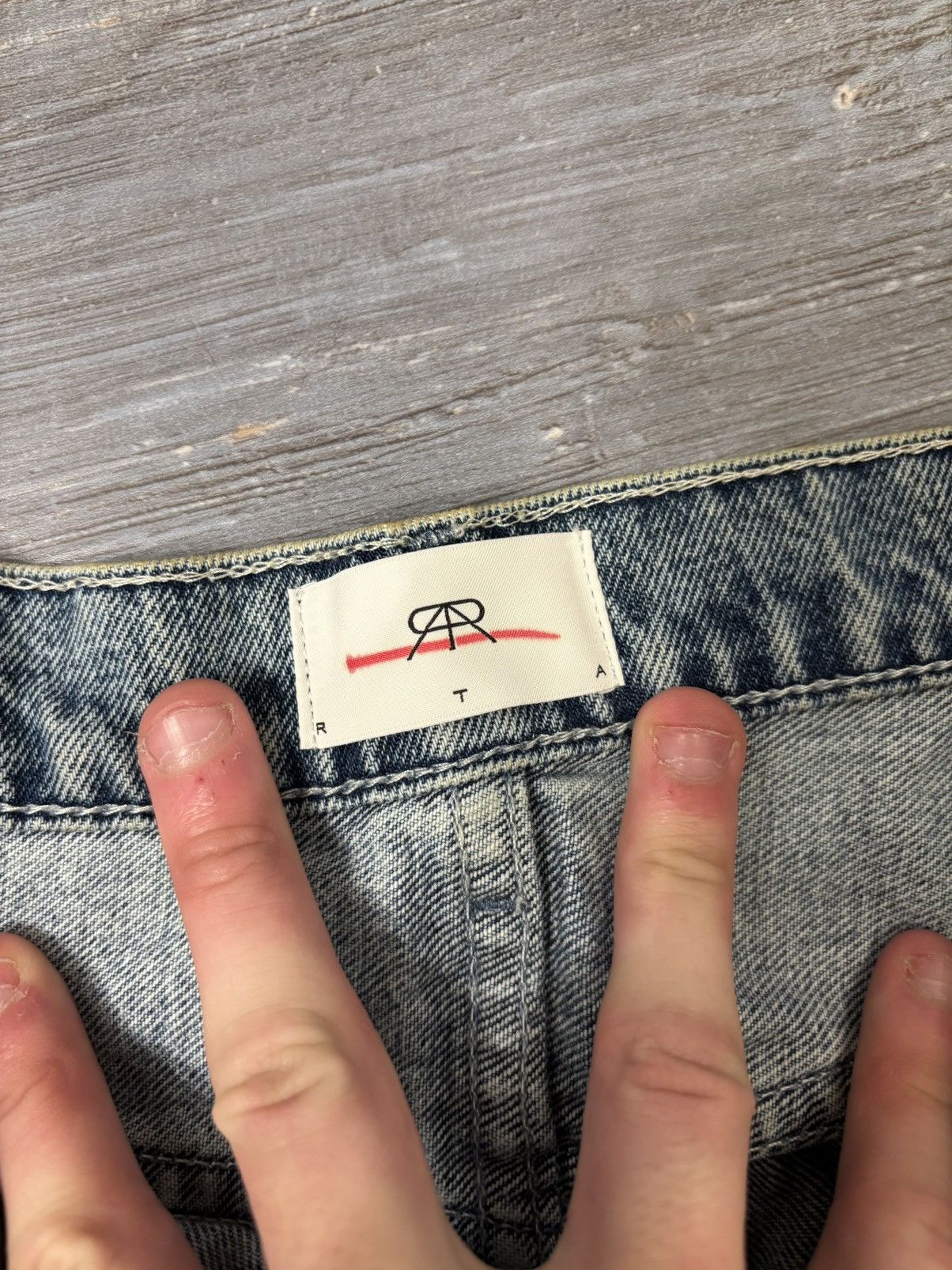Rta RTA Embroidered Denim Size US 33 - 7 Thumbnail