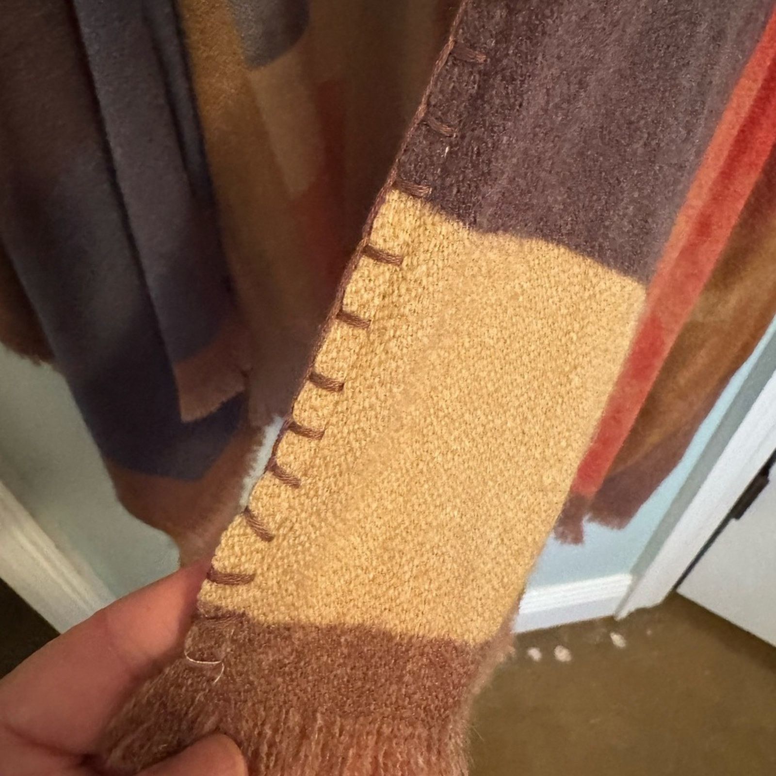 Other SAACHI Red and Brown Kimono Wrap Size ONE SIZE - 9 Thumbnail