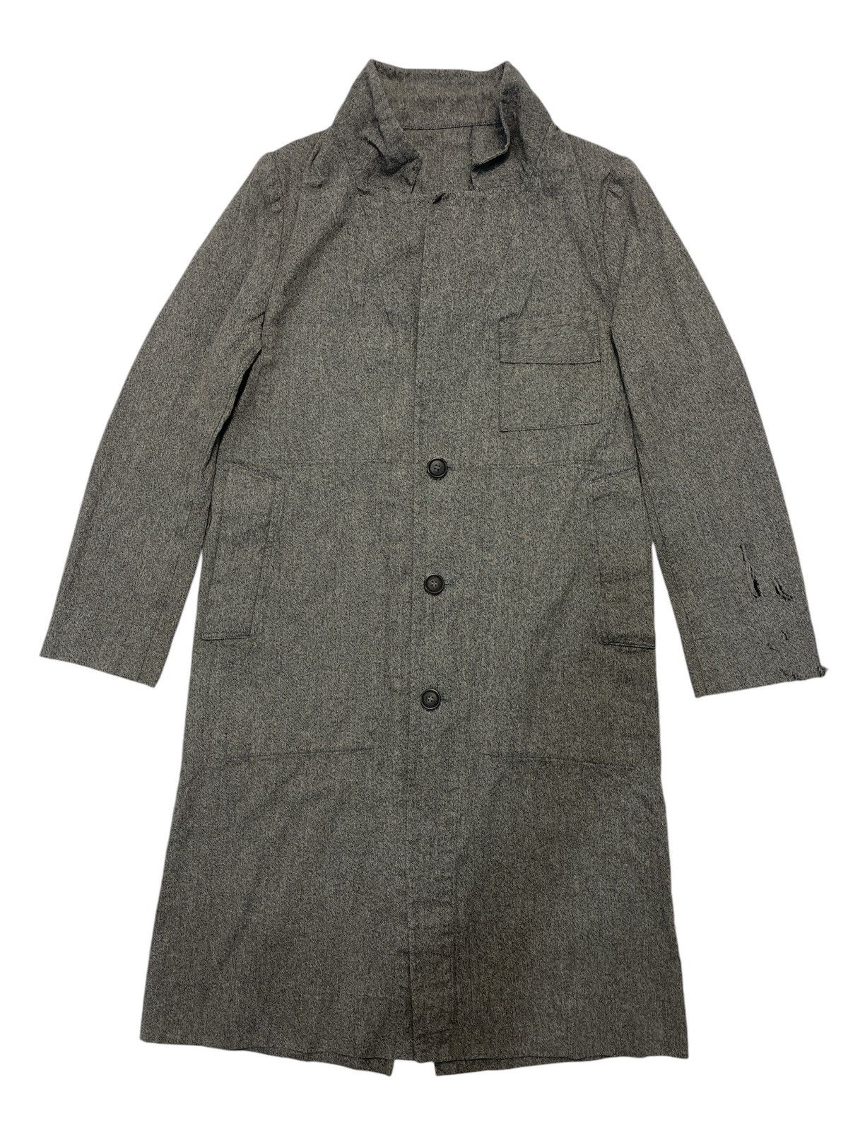 A.P.C. APC Long Coat Distressed Size US M / EU 48-50 / 2 - 1 Thumbnail
